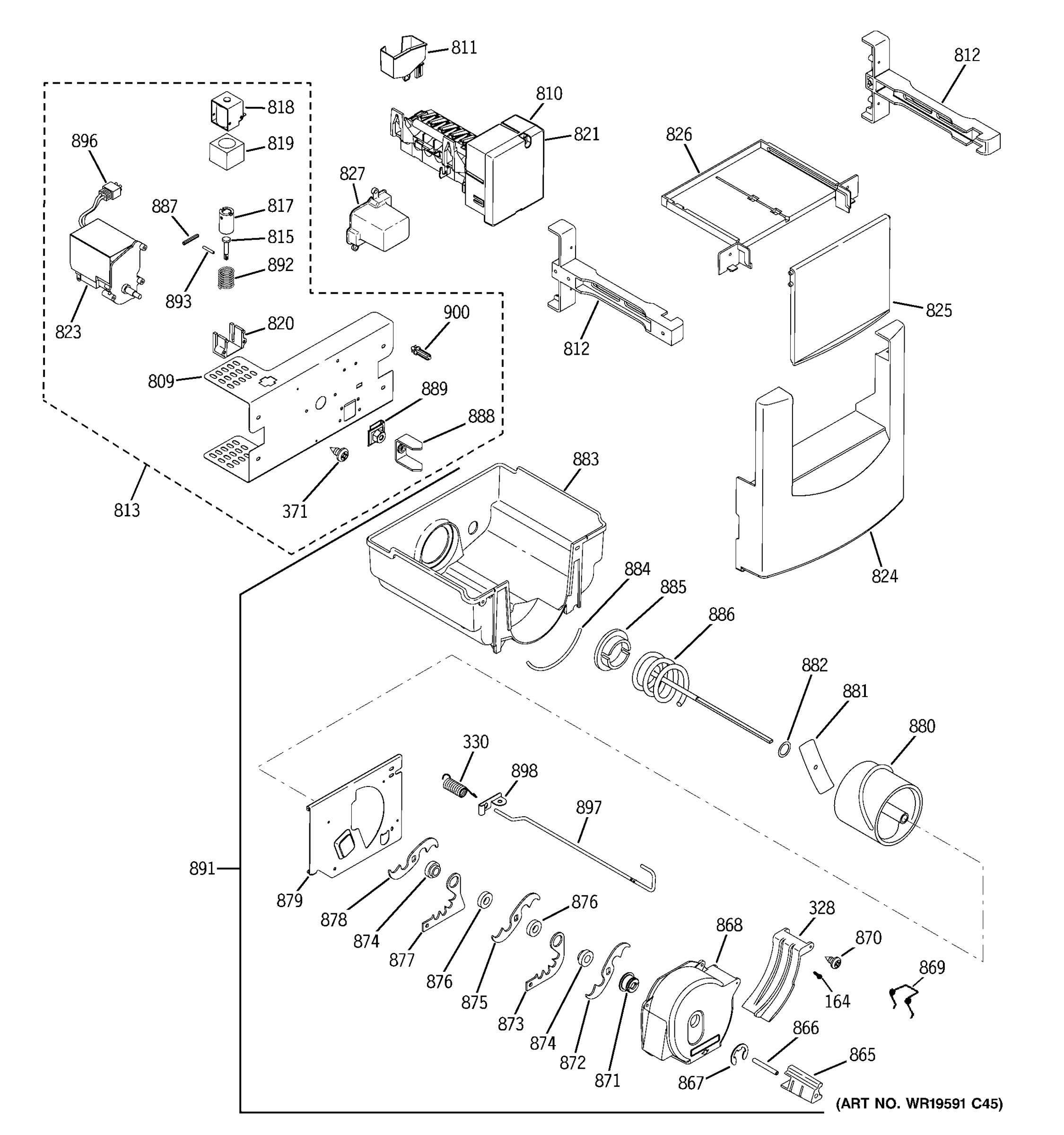 ICE MAKER & DISPENSER