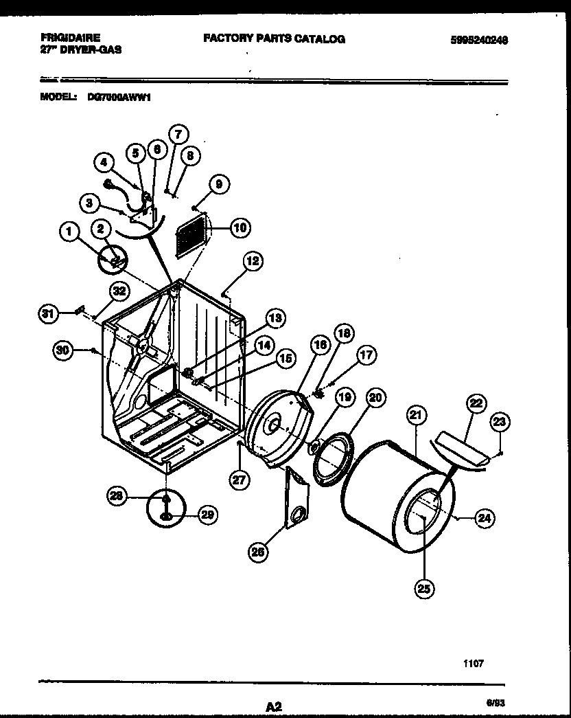 02 - CABINET AND COMPONENT PARTS