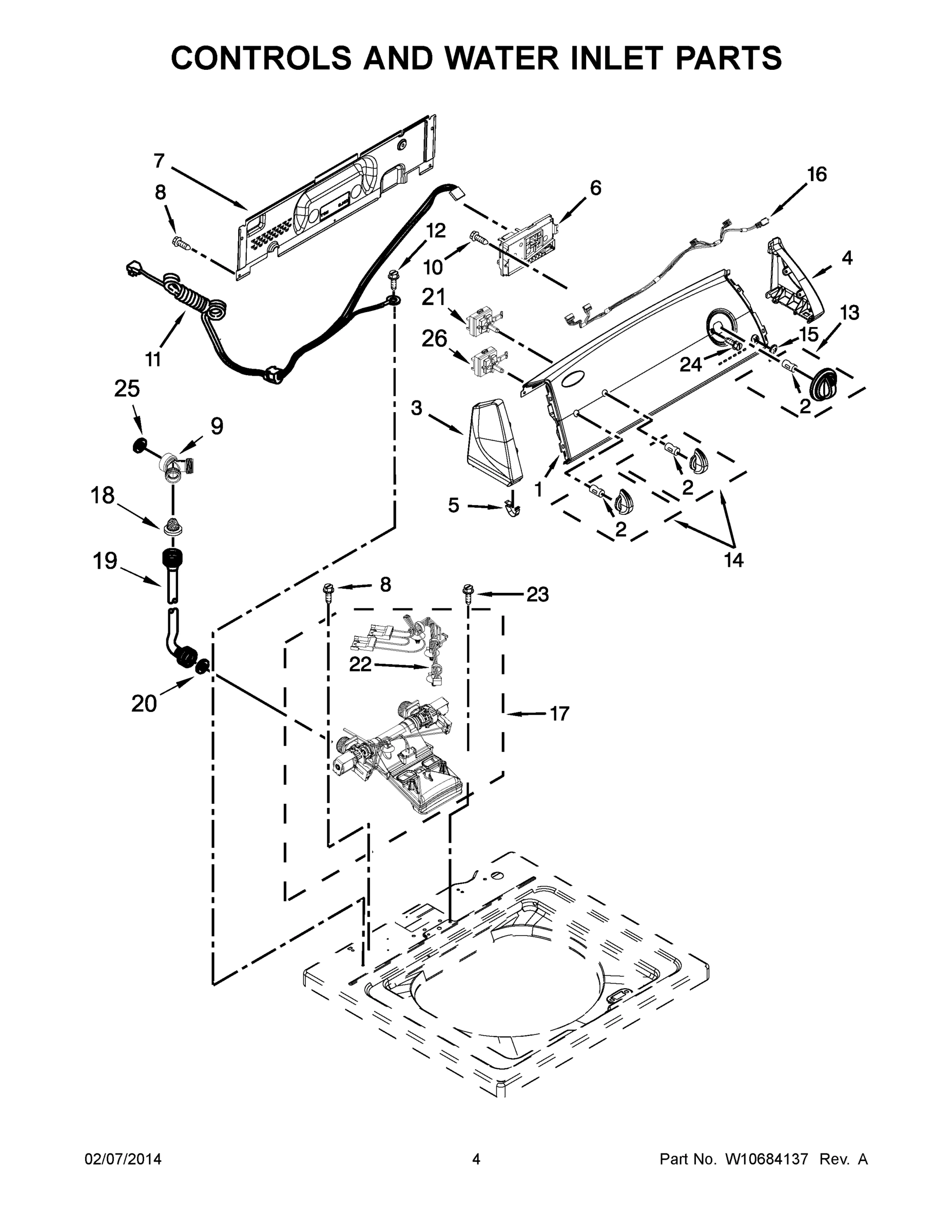 03 - CONTROLS AND WATER INLET PARTS
