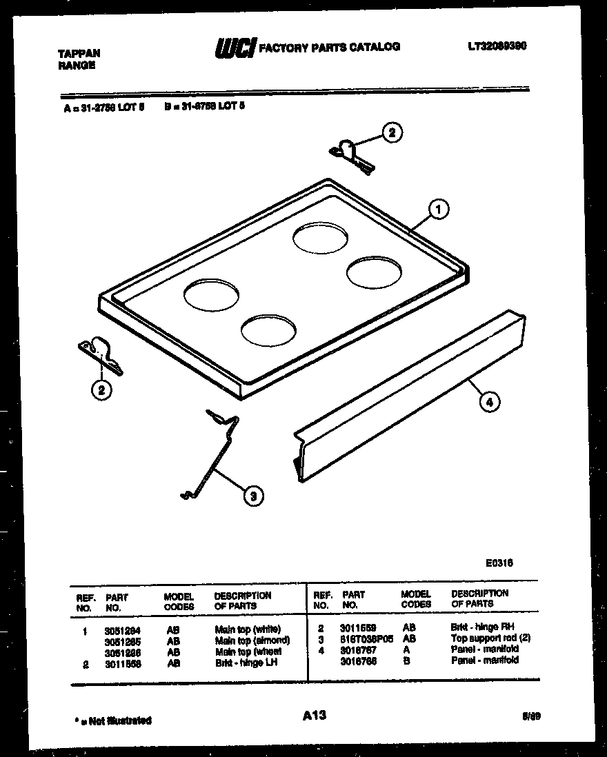 03 - COOKTOP PARTS