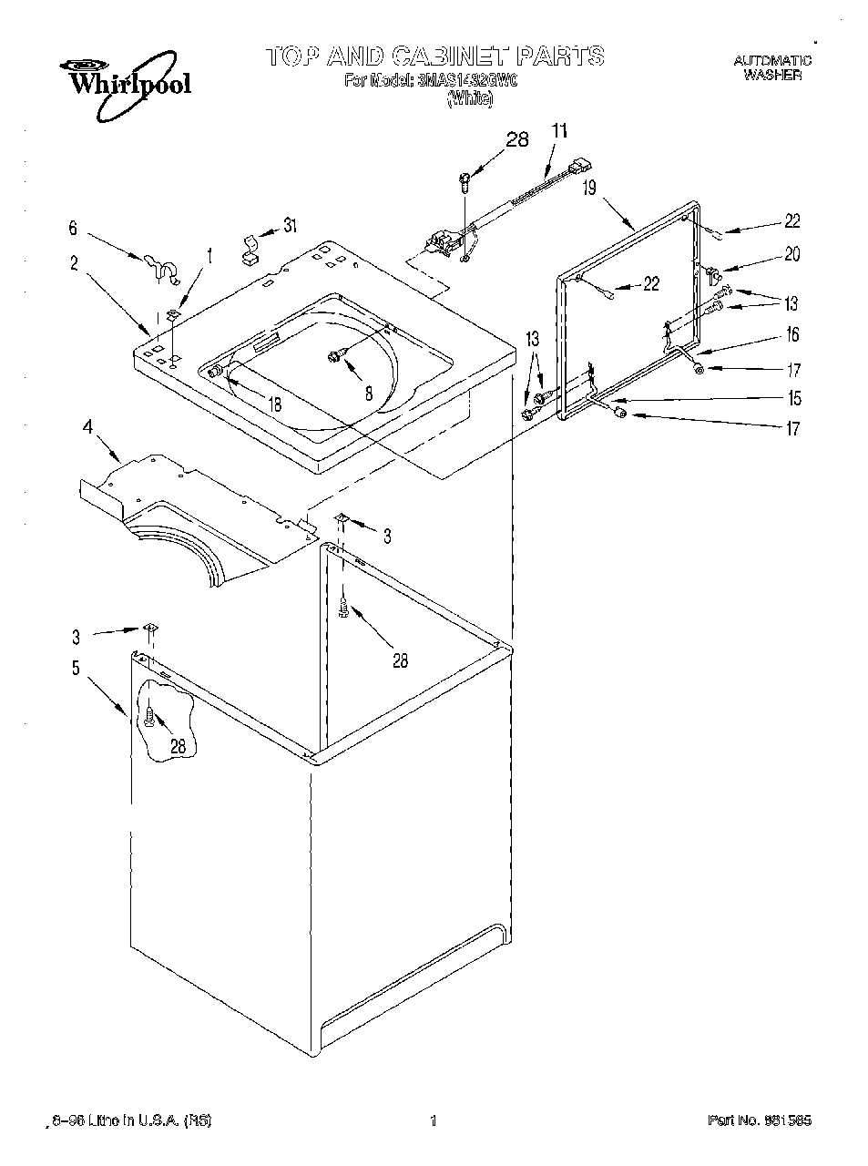 01 - TOP AND CABINET