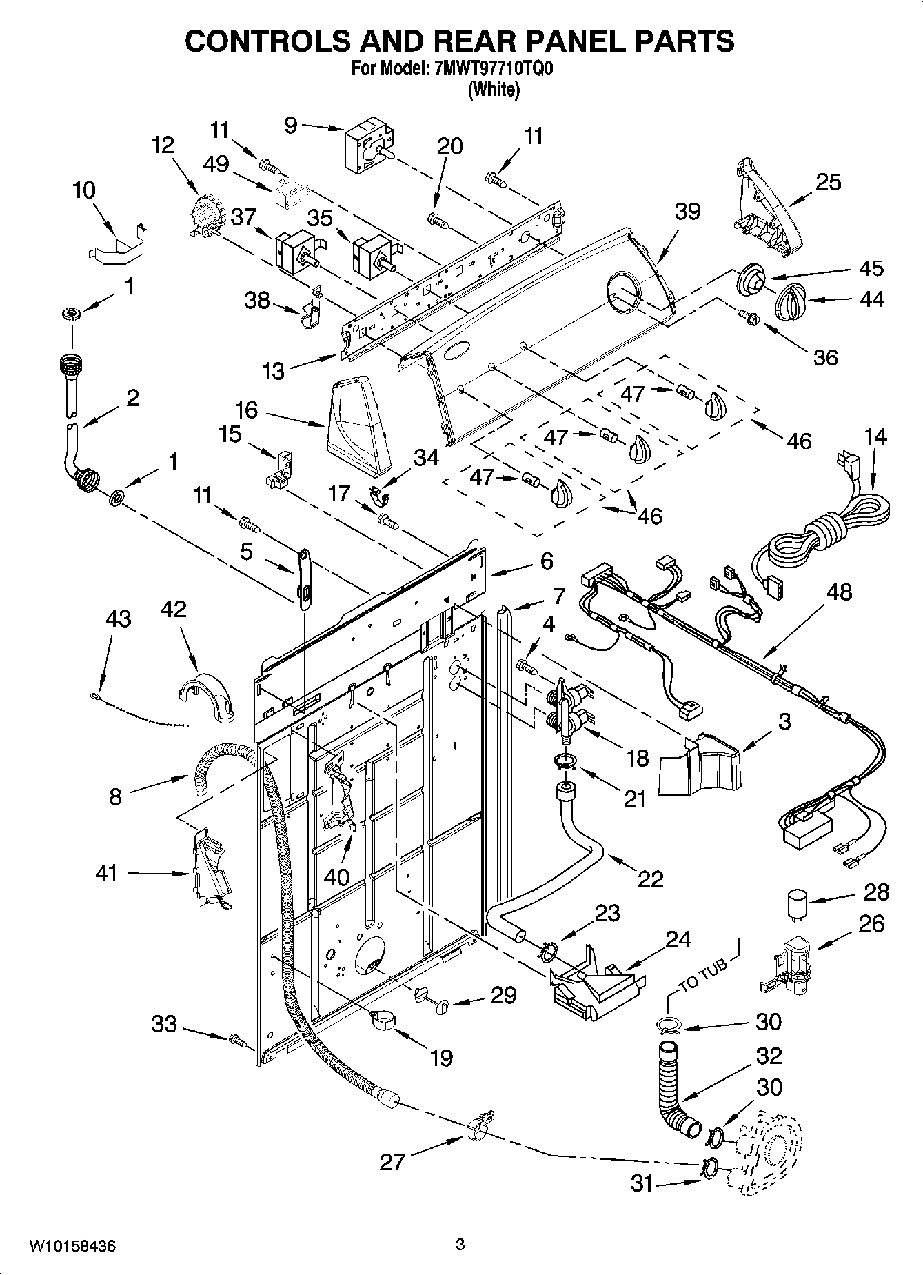 02 - CONTROLS AND REAR PANEL PARTS