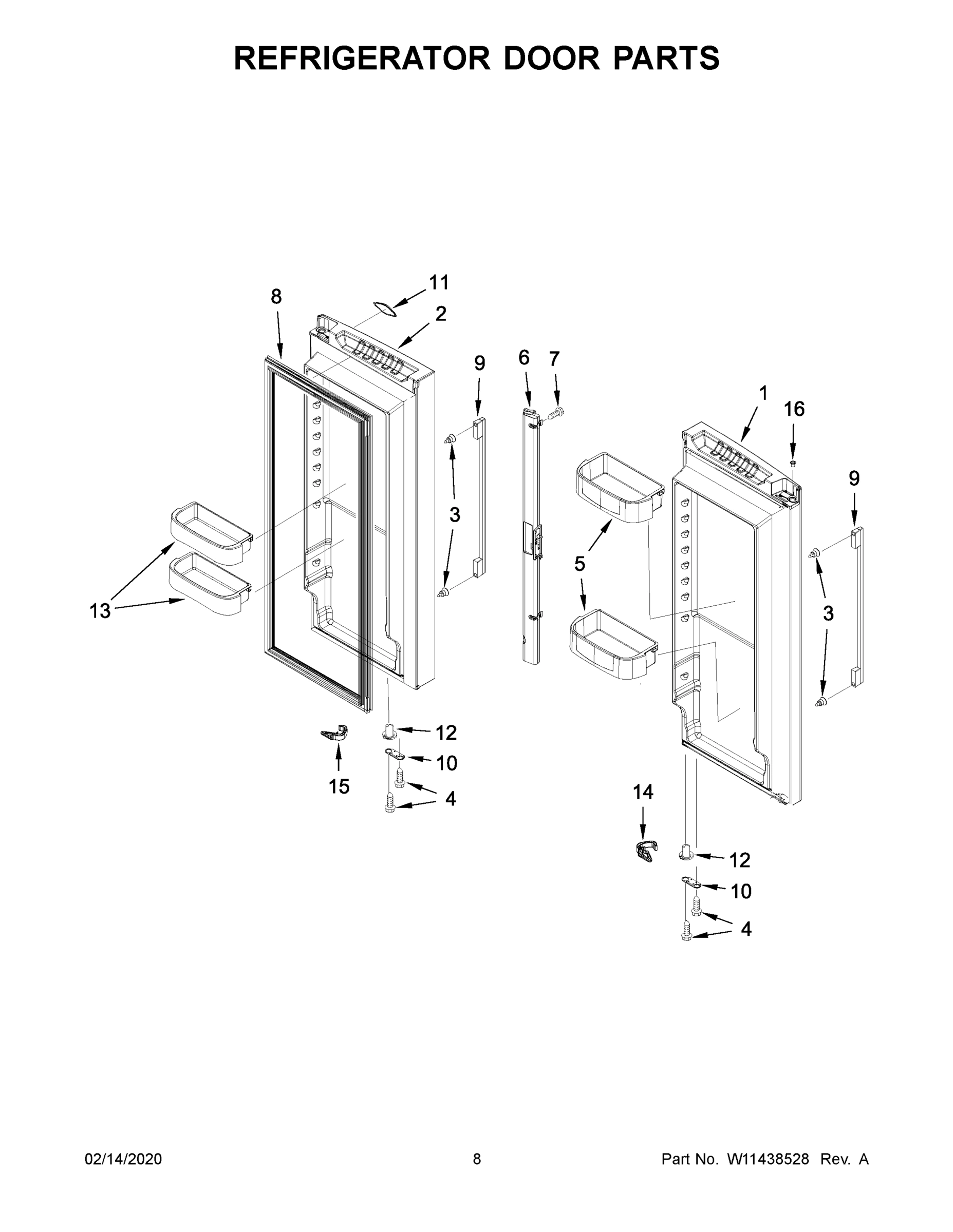 05 - REFRIGERATOR DOOR PARTS