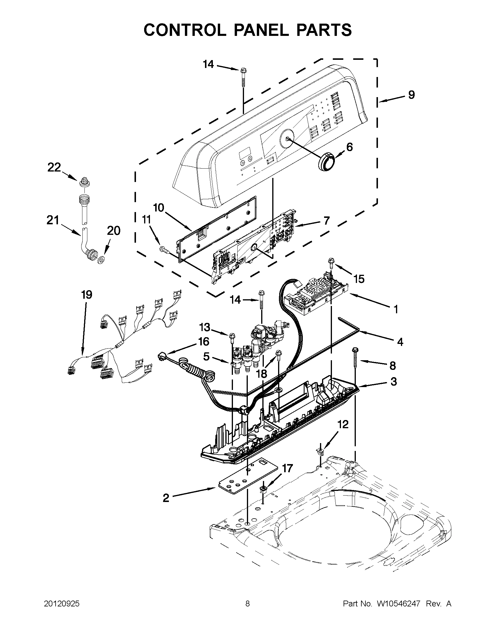 04 - CONTROL PANEL PARTS