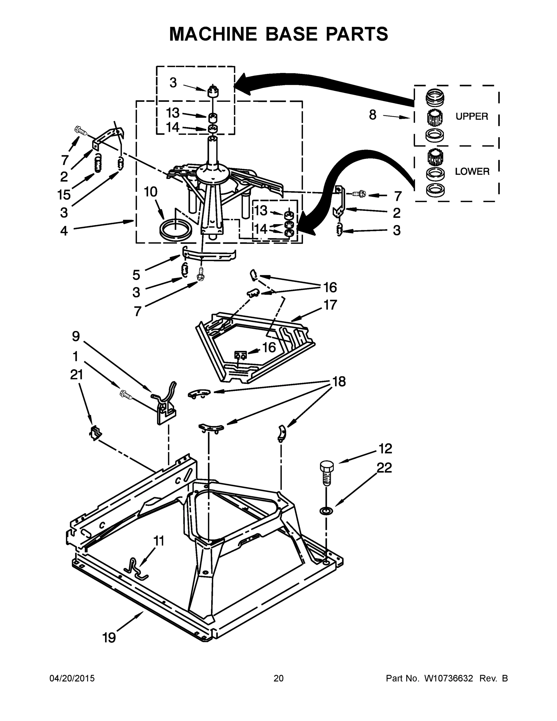 11 - MACHINE BASE PARTS