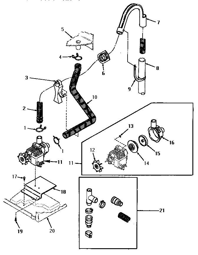 11 - PUMP ASSY, HOSES AND SIPHON BREAK KIT
