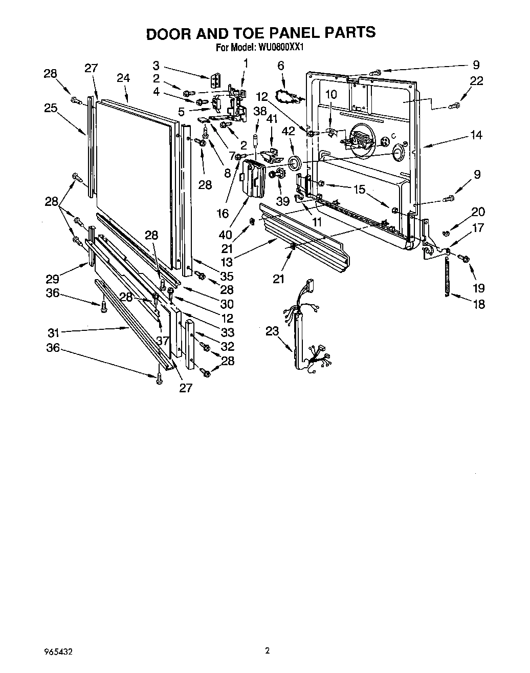 02 - DOOR AND TOE PANEL