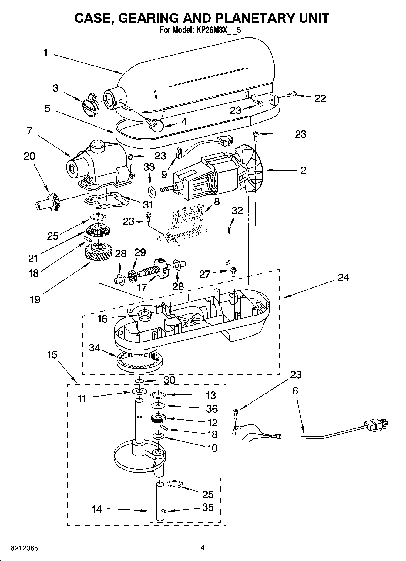 02 - CASE, GEARING AND PLANETARY UNIT