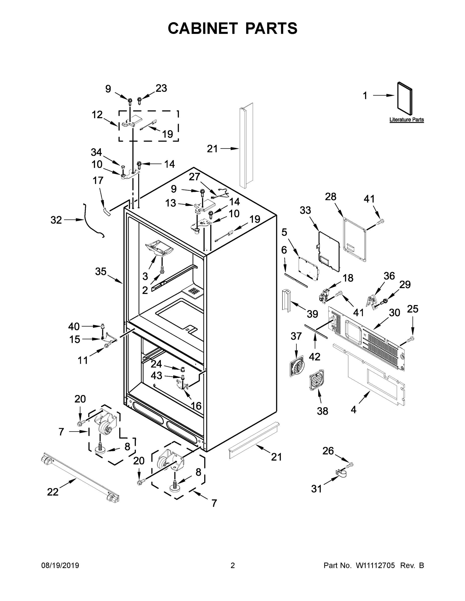 02 - CABINET PARTS