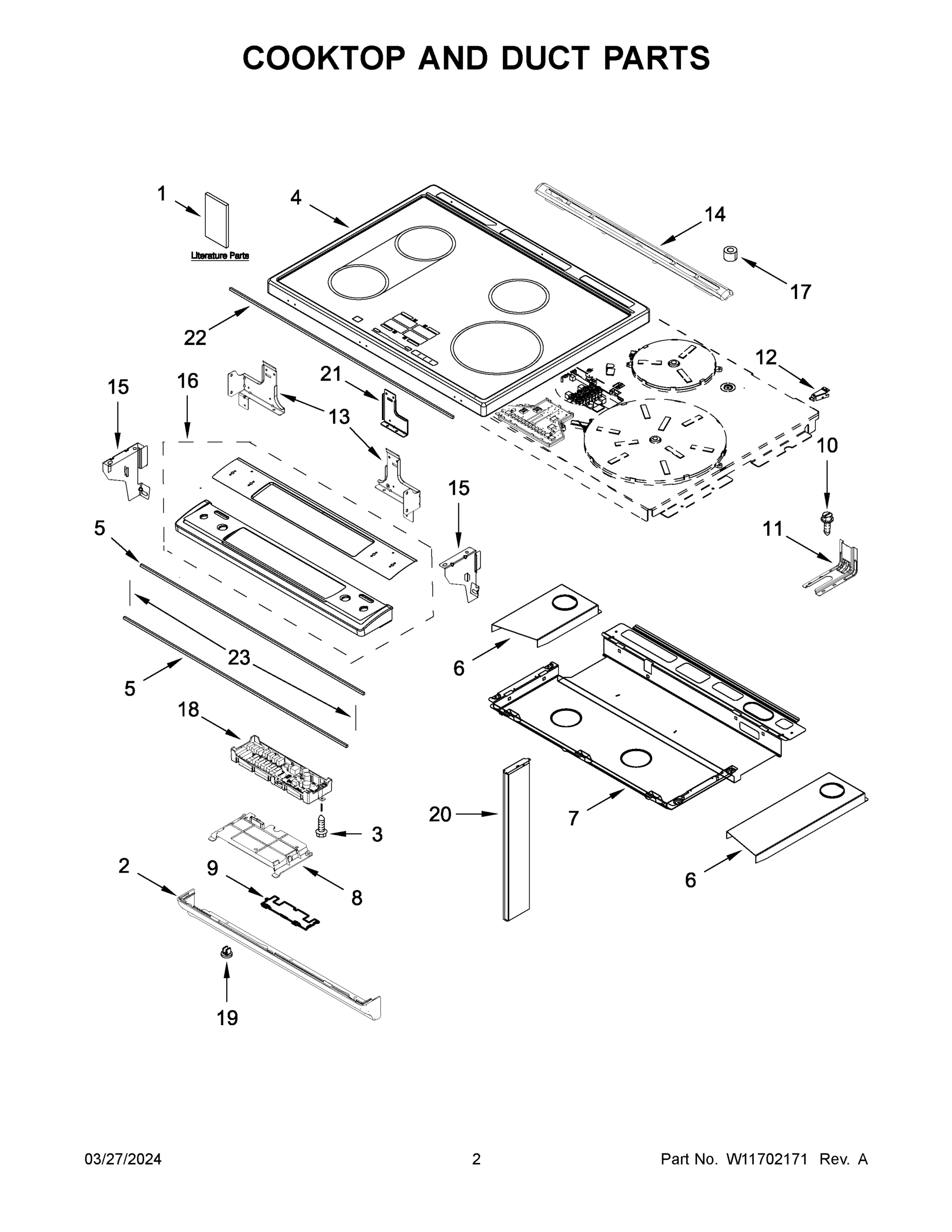 02 - COOKTOP AND DUCT PARTS