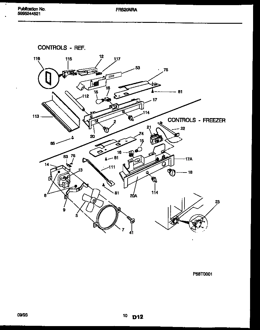 06 - REFRIGERATOR CONTROL ASSEMBLY, DAMP