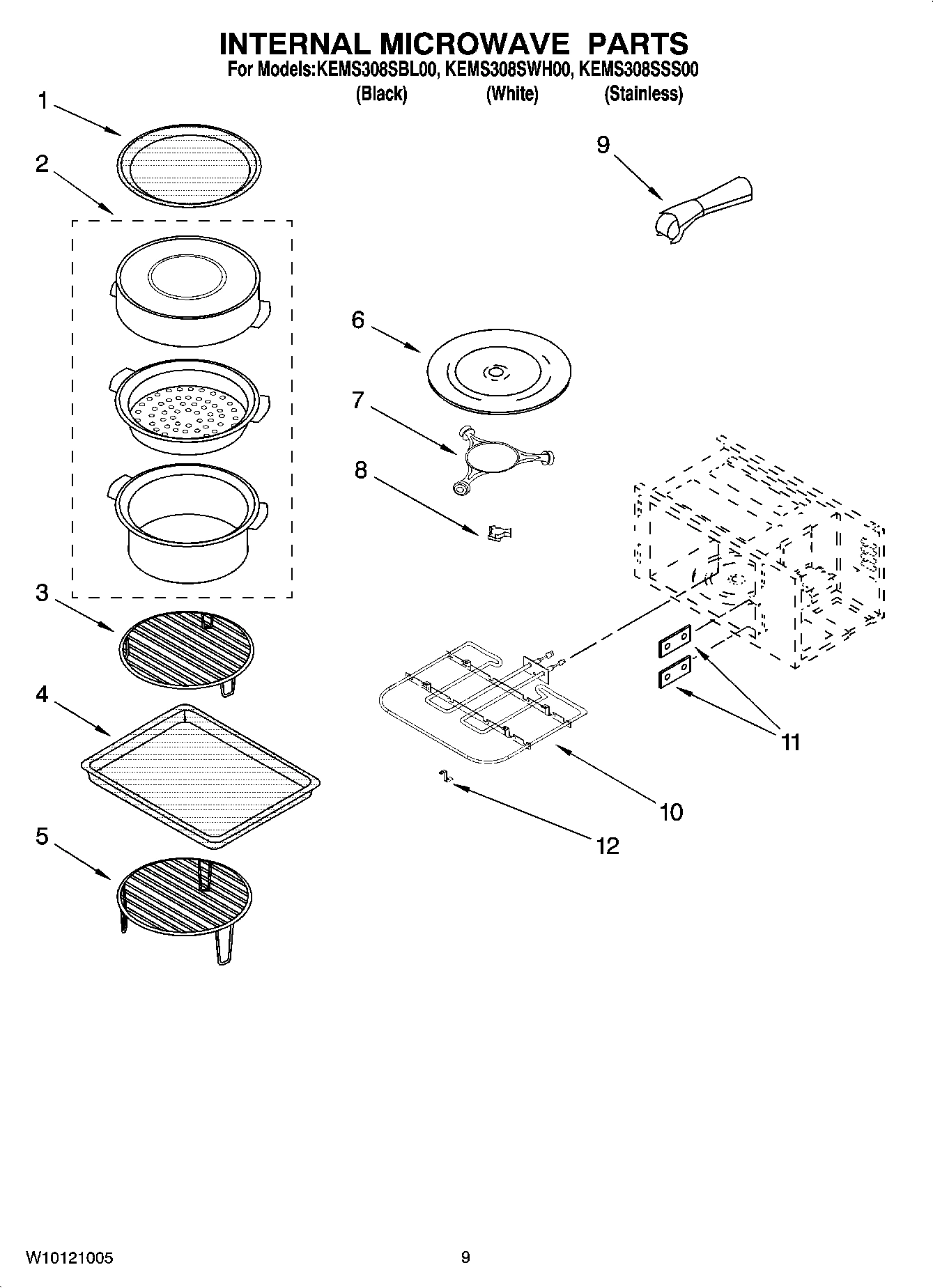 07 - INTERNAL MICROWAVE PARTS