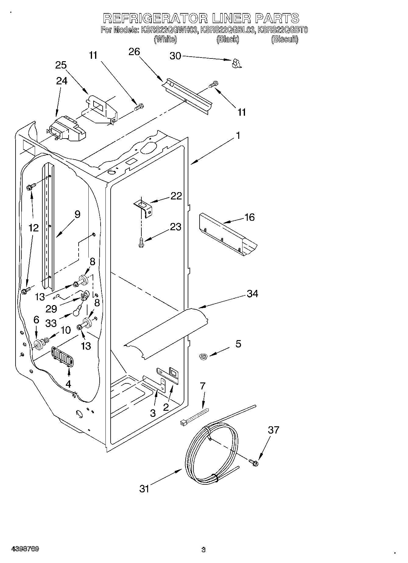 02 - REFRIGERATOR LINER