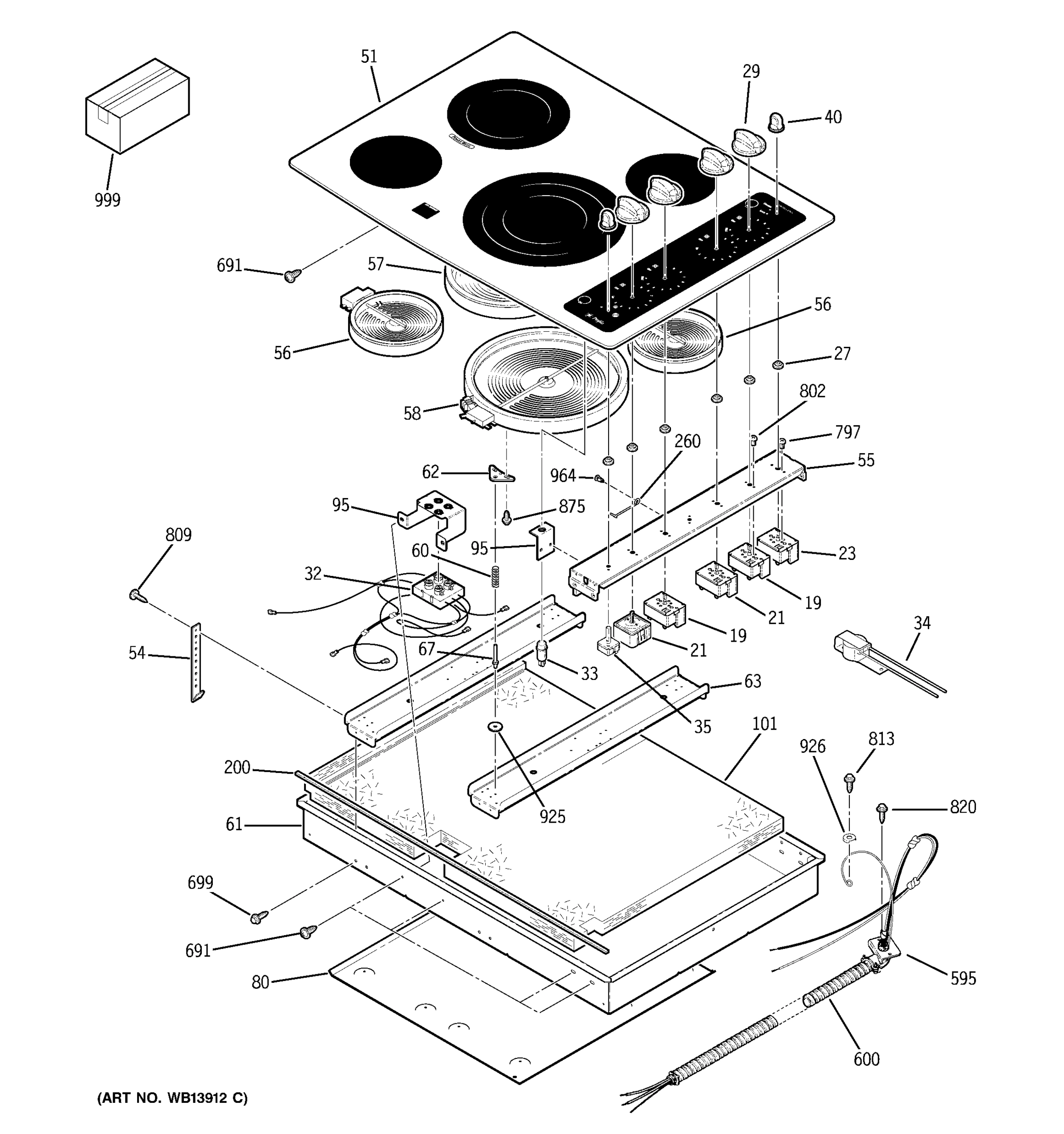 COOKTOP PARTS