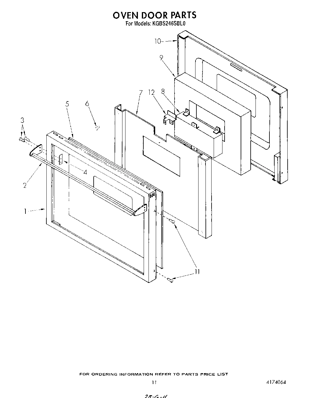 09 - OVEN DOOR , LIT/OPTIONAL