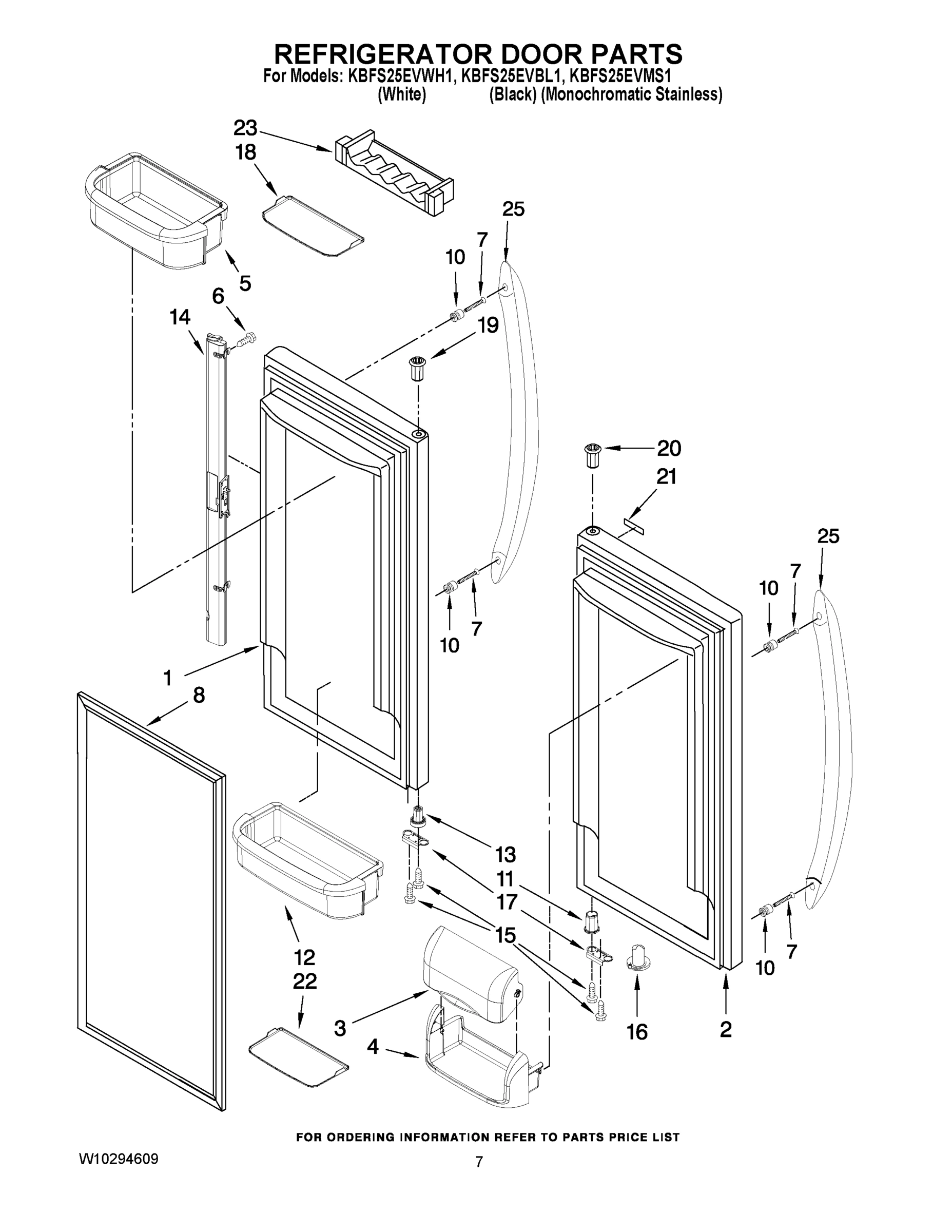 04 - REFRIGERATOR DOOR PARTS