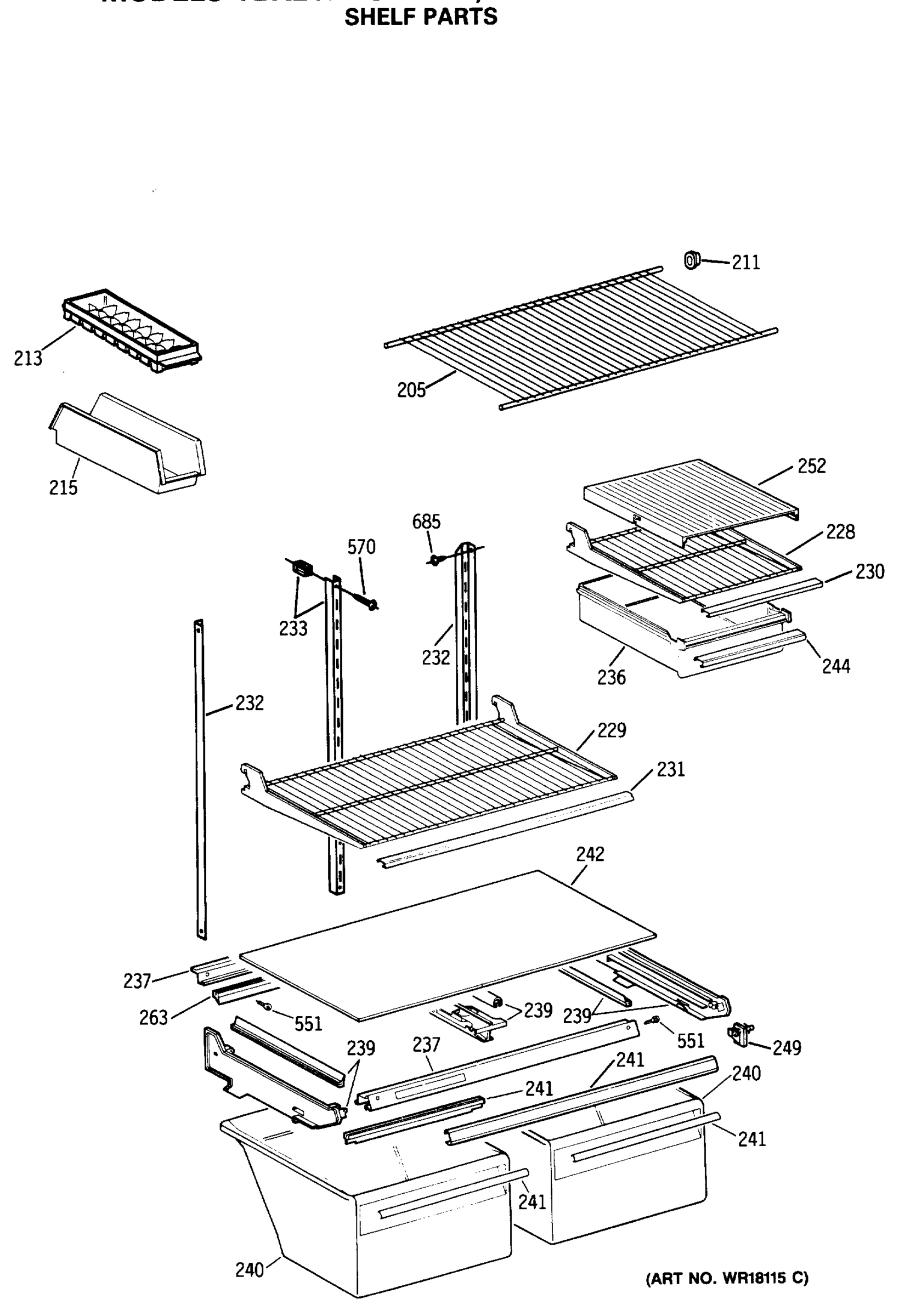 SHELF PARTS