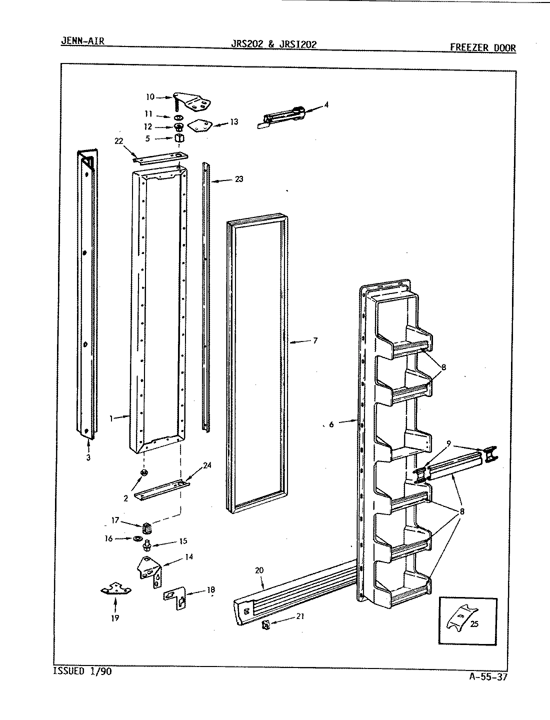 02 - FREEZER DOOR