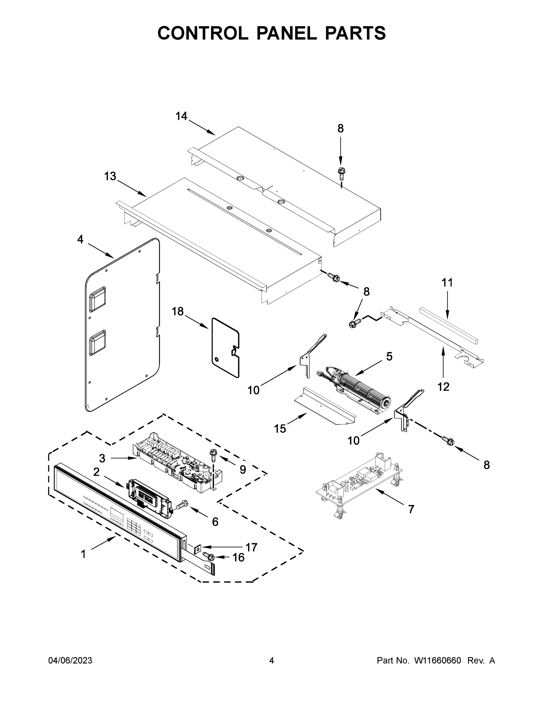 03 - CONTROL PANEL PARTS