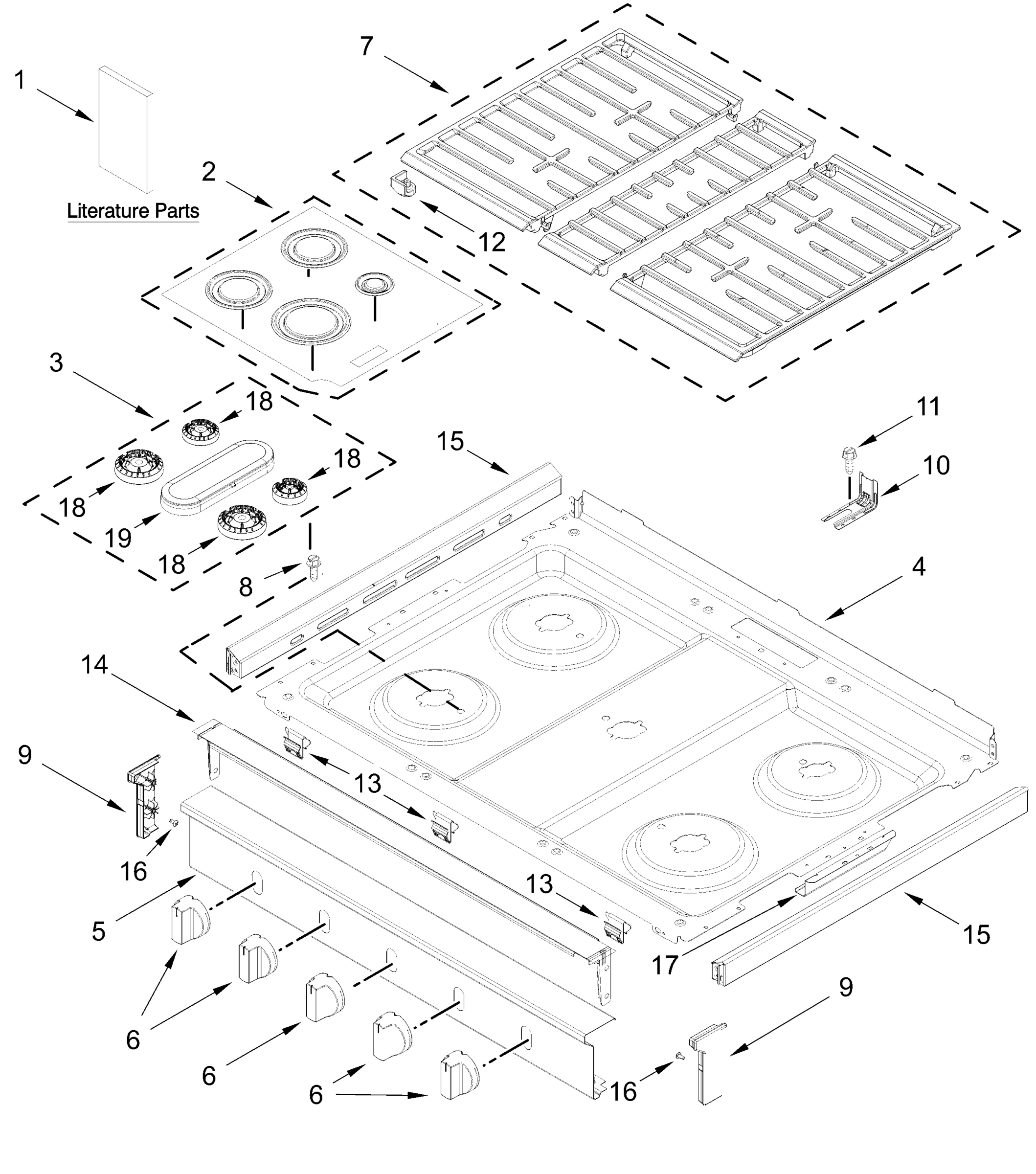 COOKTOP PARTS