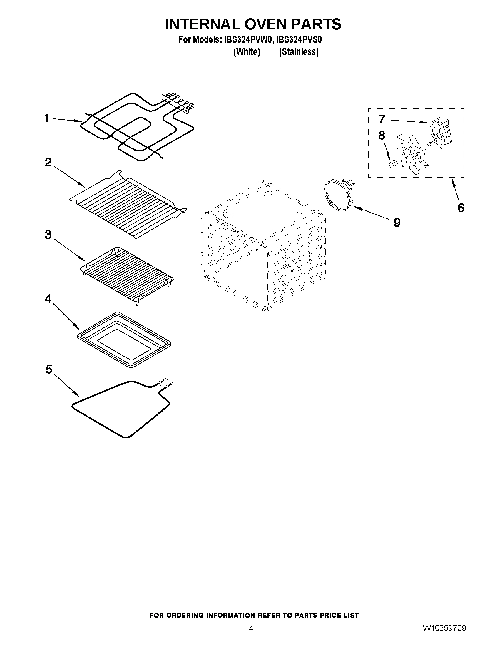 03 - INTERNAL OVEN PARTS