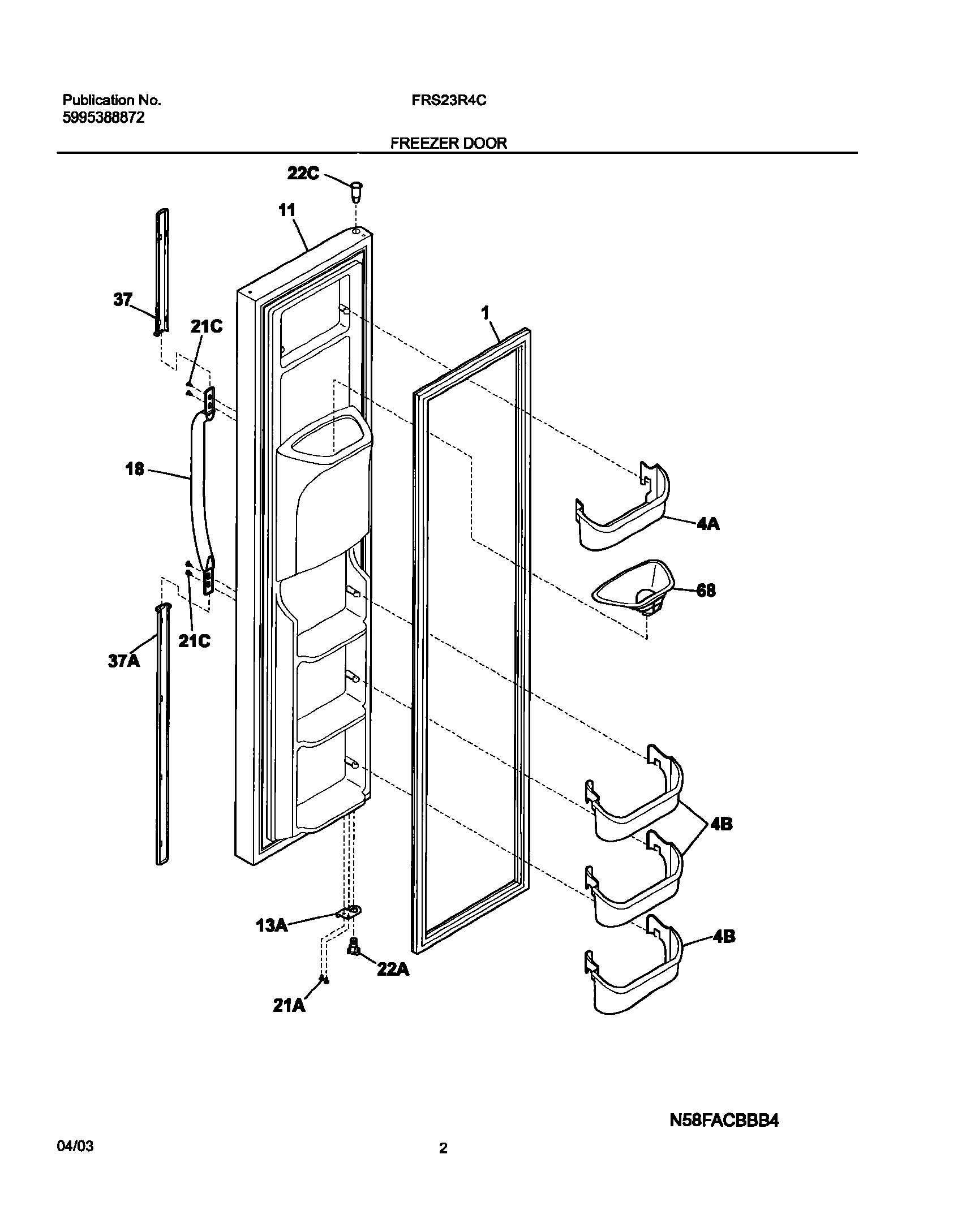 03 - FREEZER DOOR