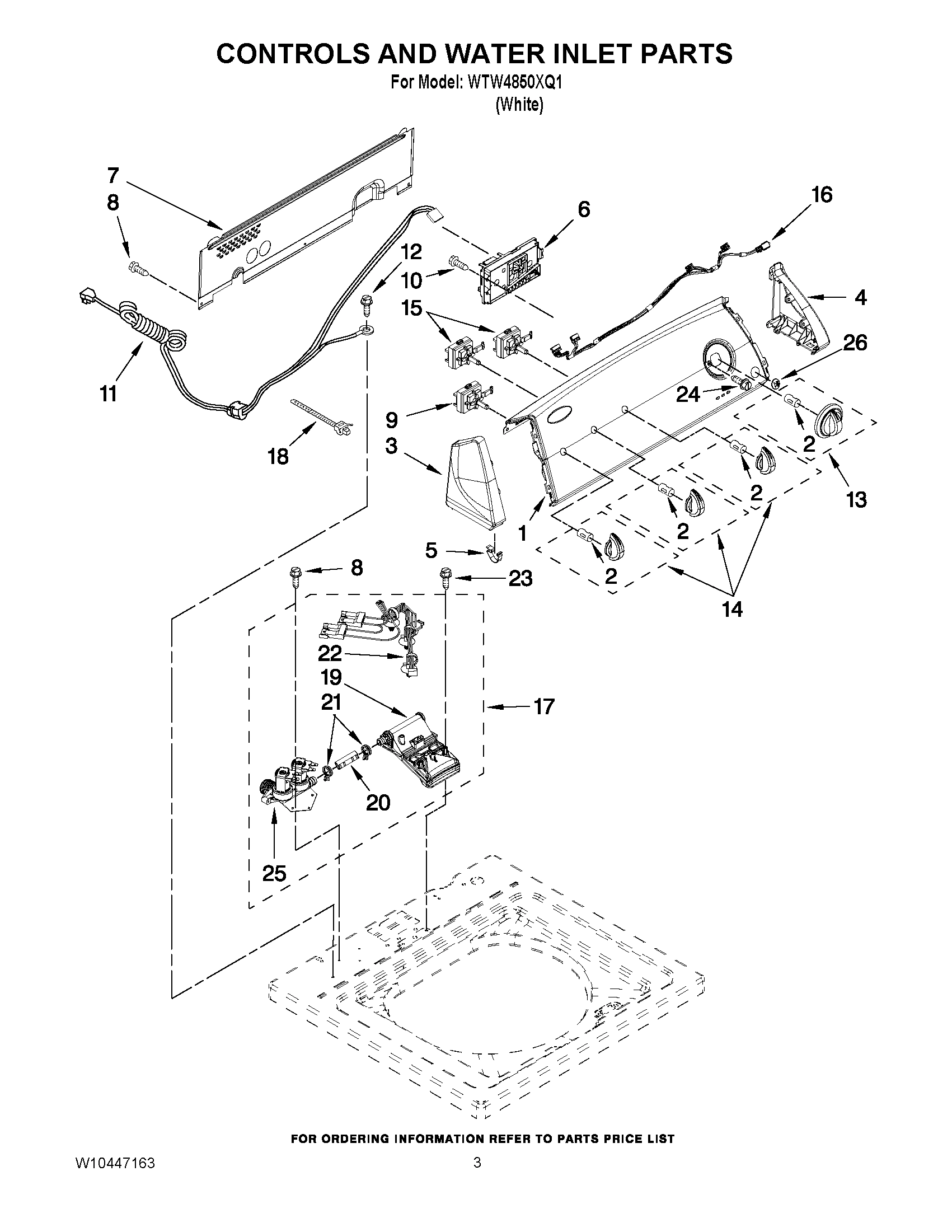 02 - CONTROLS AND WATER INLET PARTS