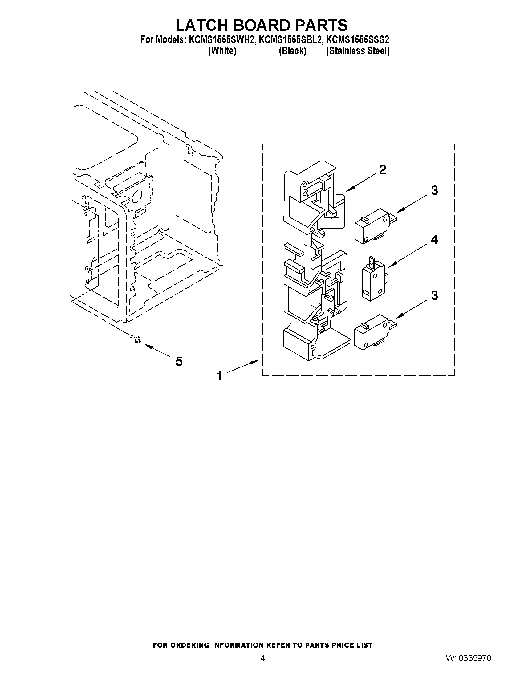 04 - LATCH BOARD PARTS