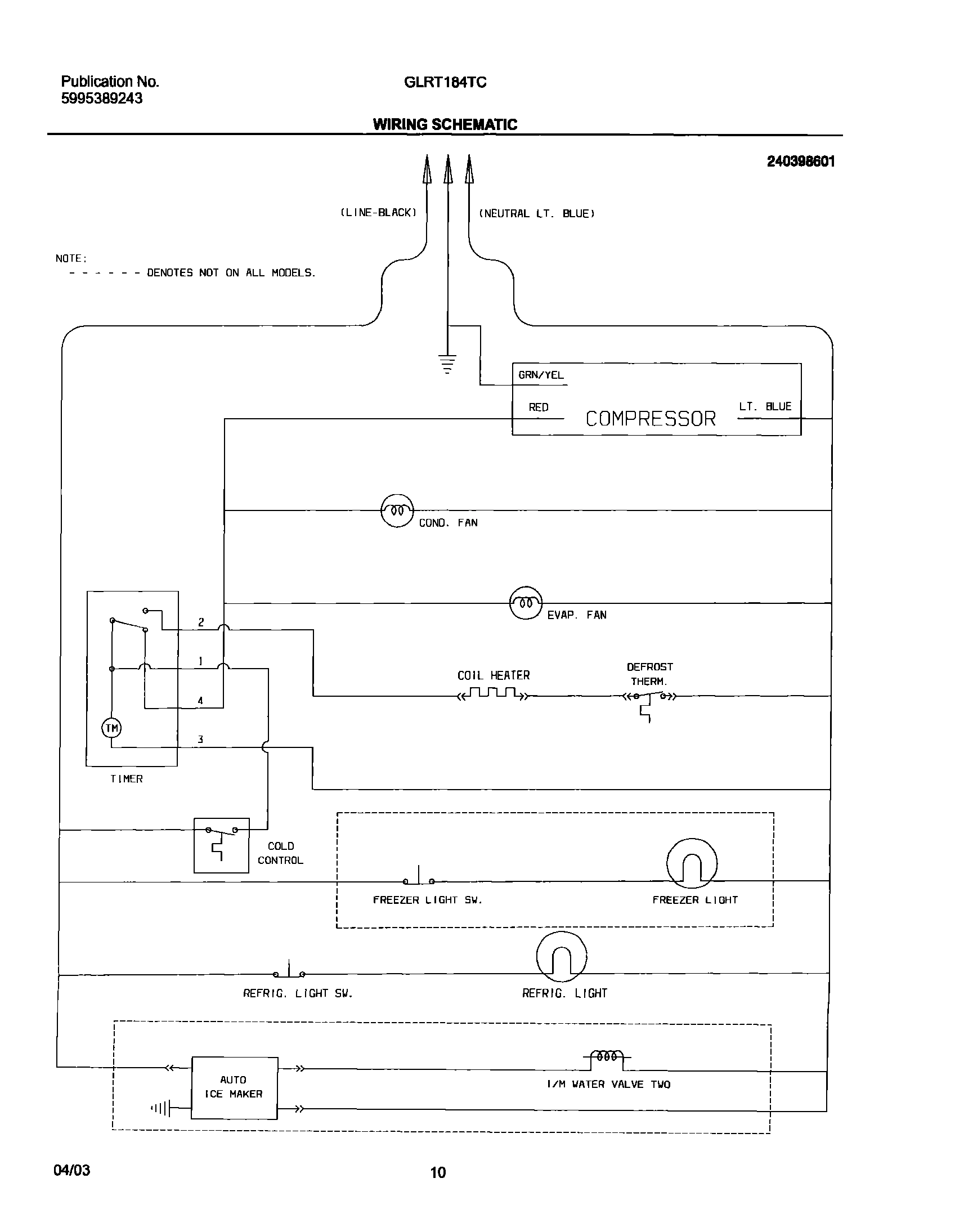 10 - WIRING SCHEMATIC