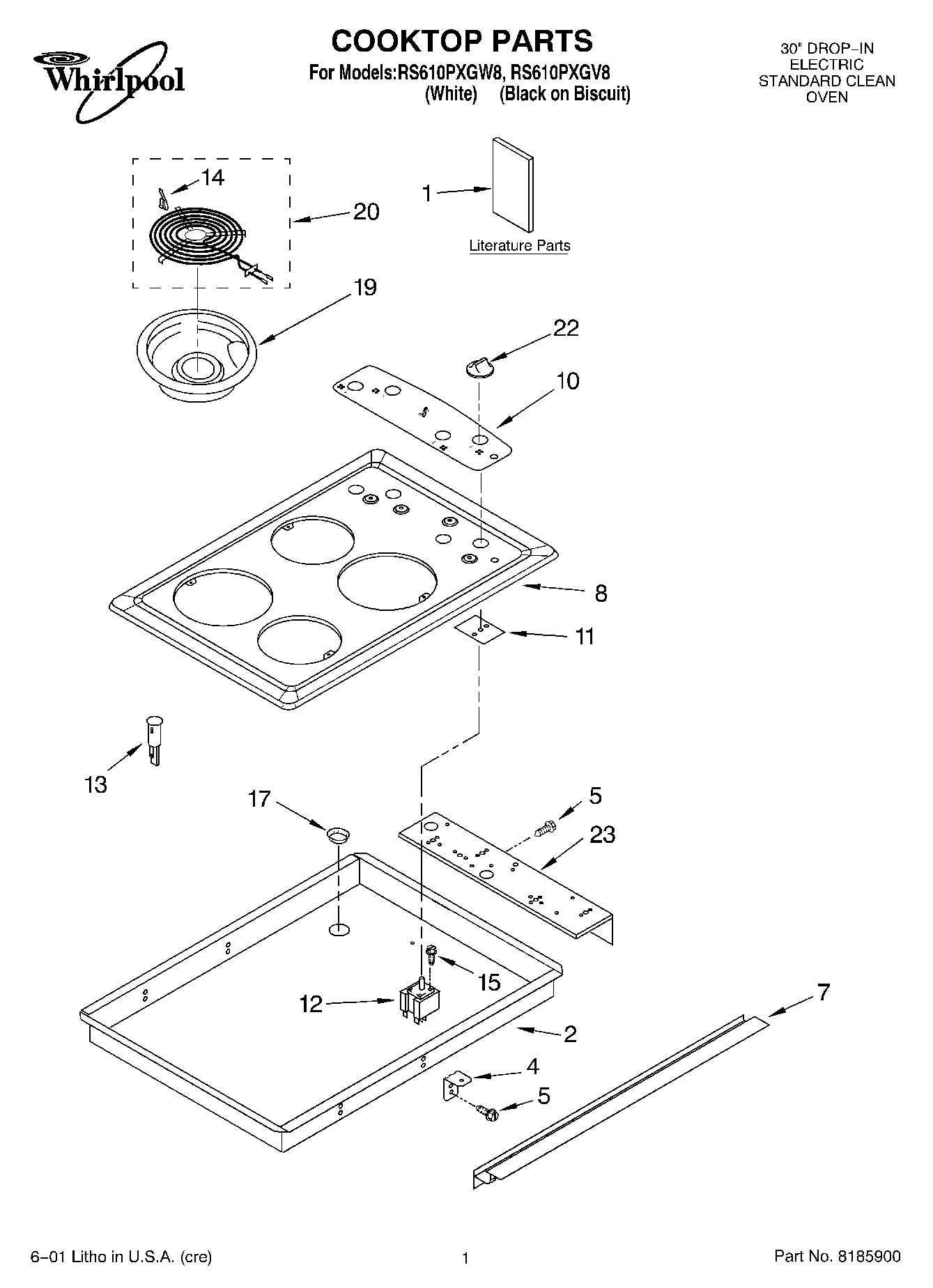 01 - COOKTOP, LITERATURE