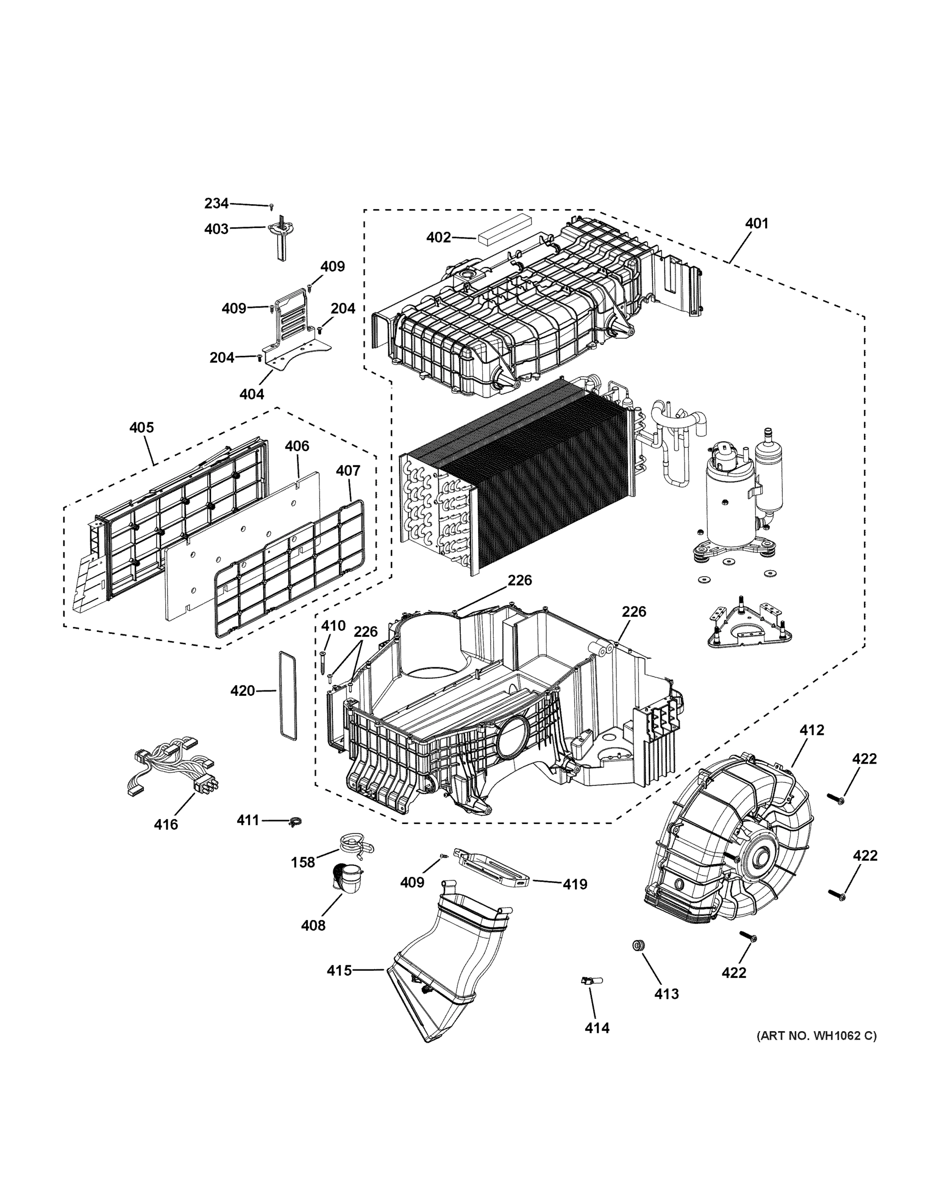 HEAT PUMP & FILTER ASSEMBLY