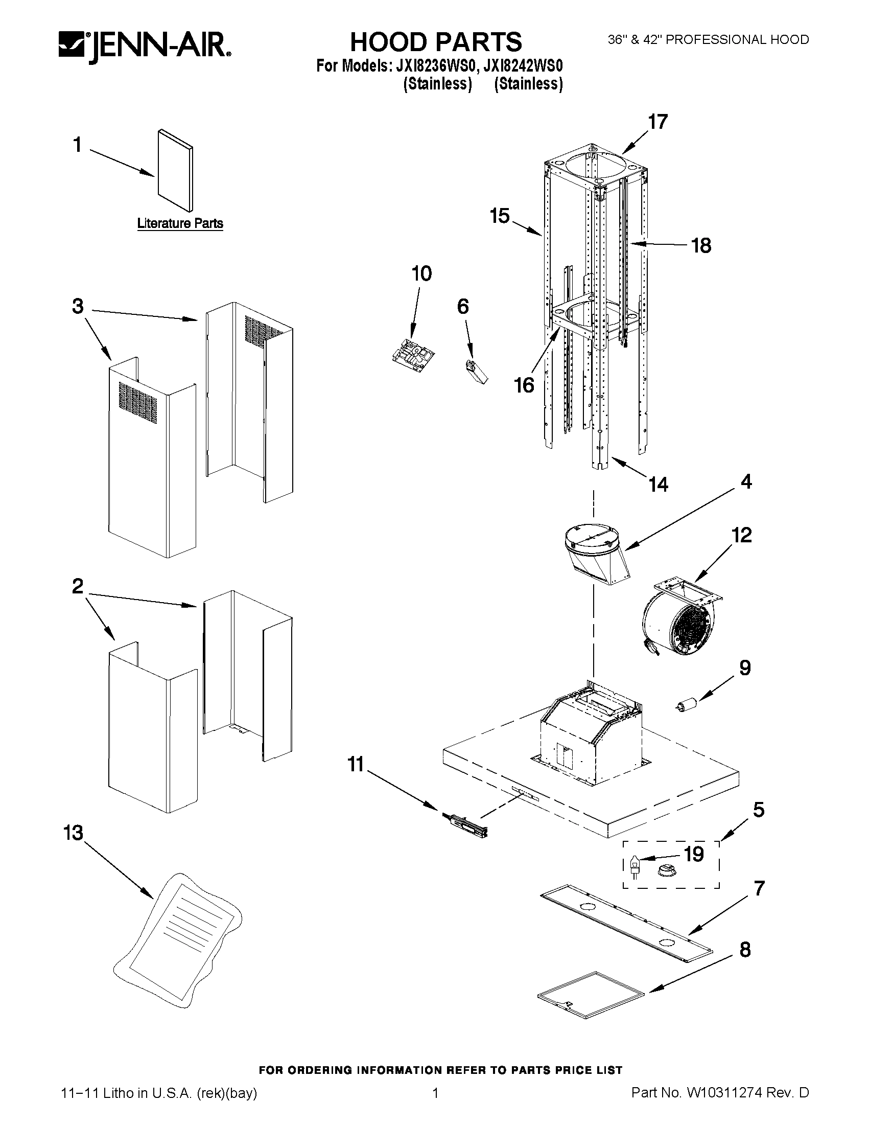 01 - HOOD PARTS