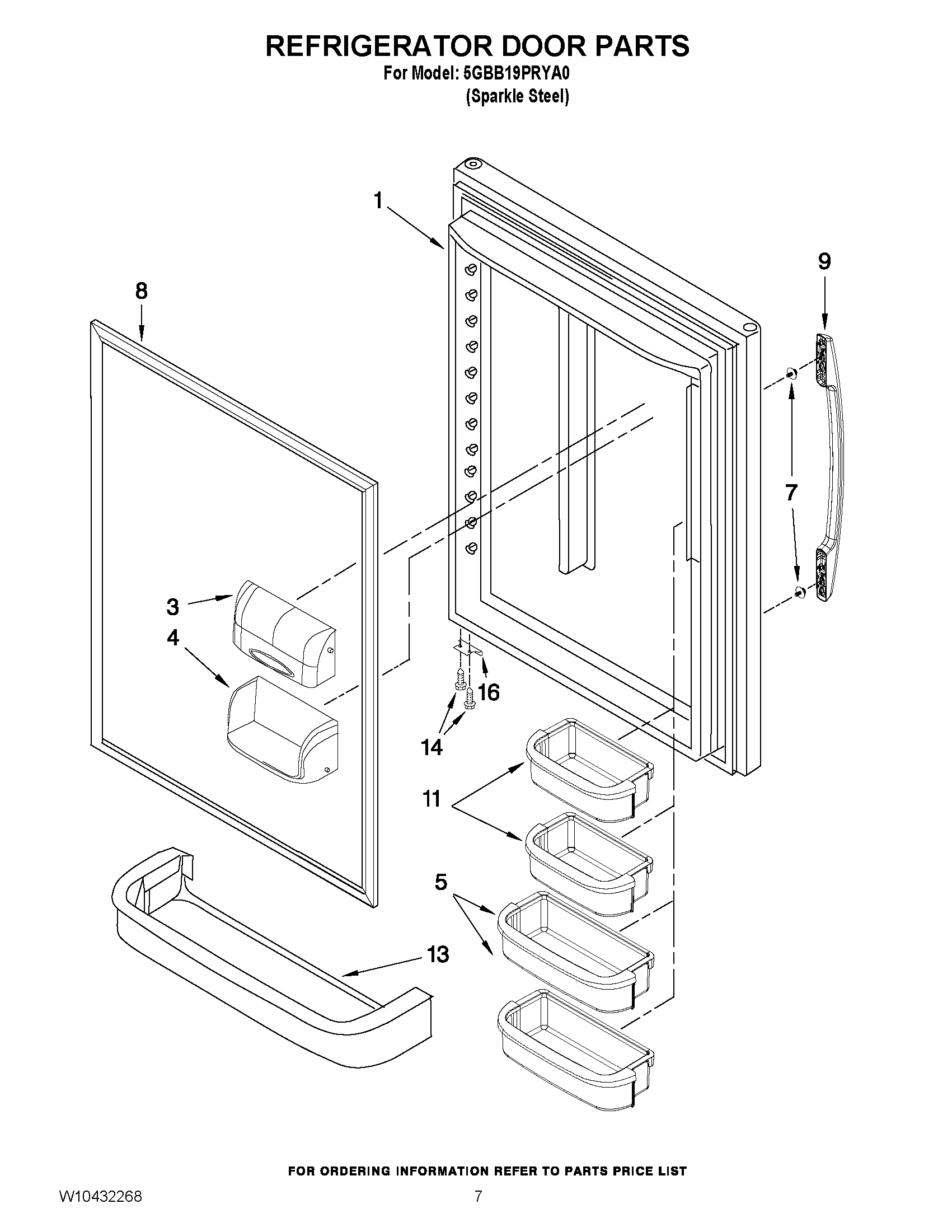 04 - REFRIGERATOR DOOR PARTS