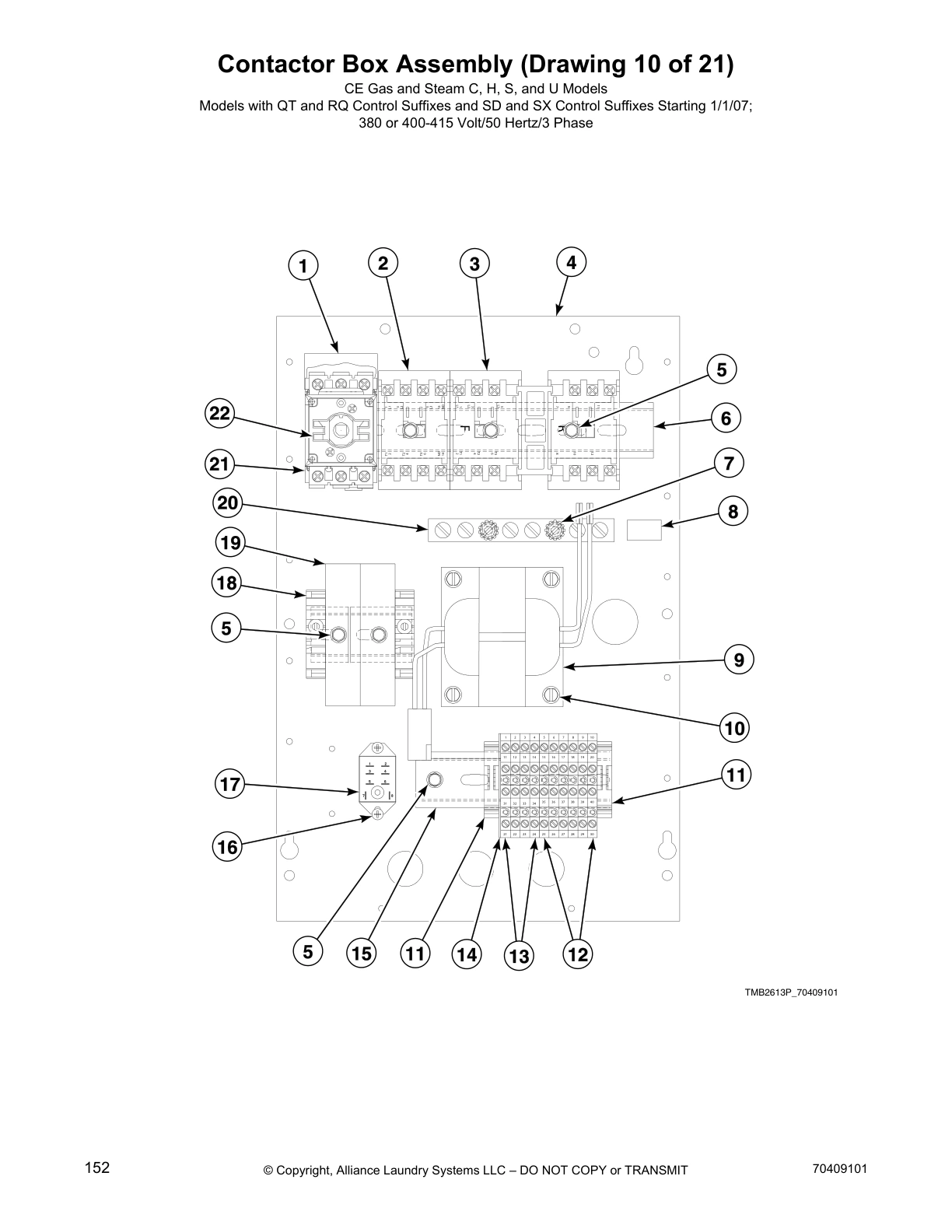Contactor Box Assembly (Drawing 10 of 21)