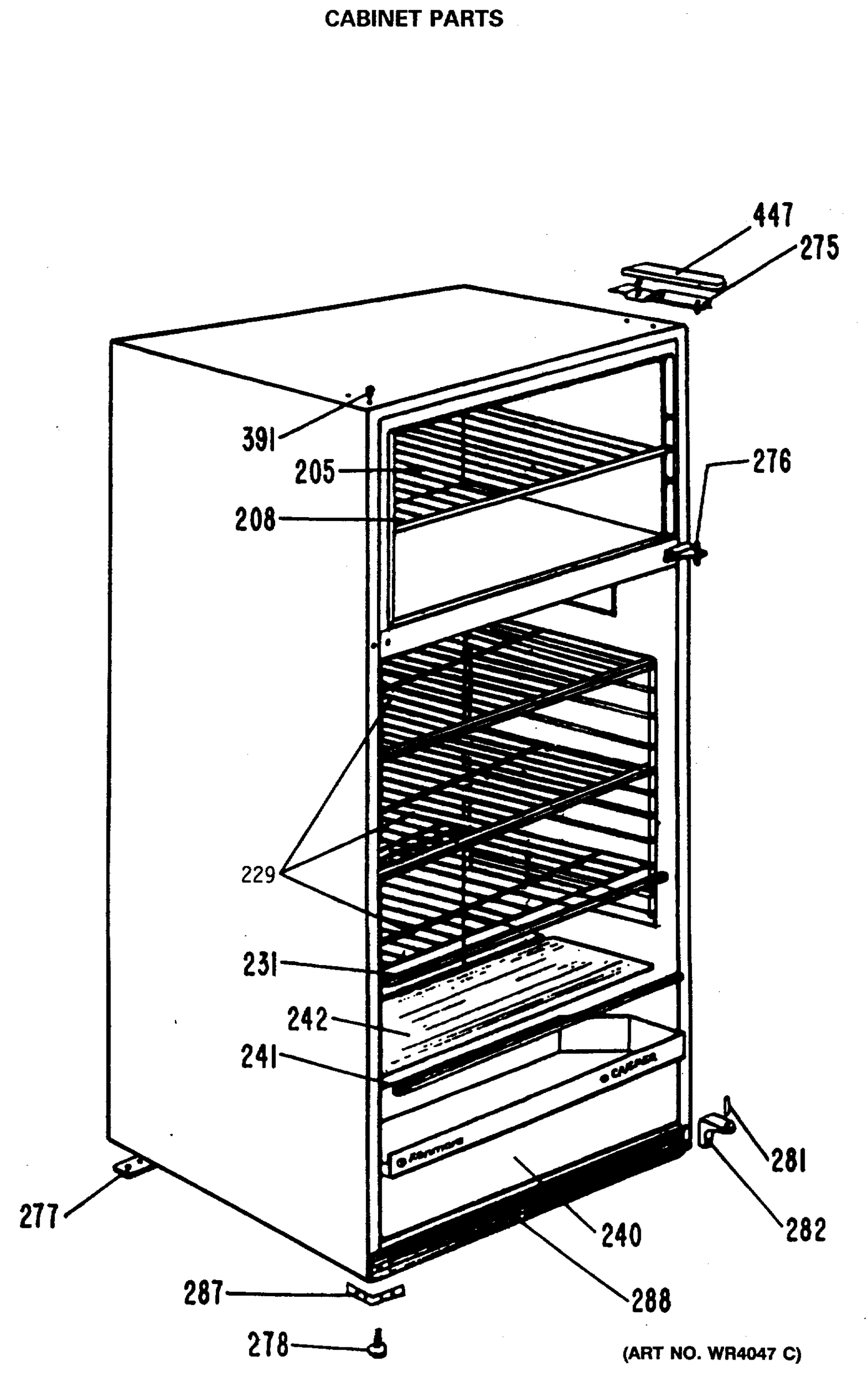 CABINET PARTS