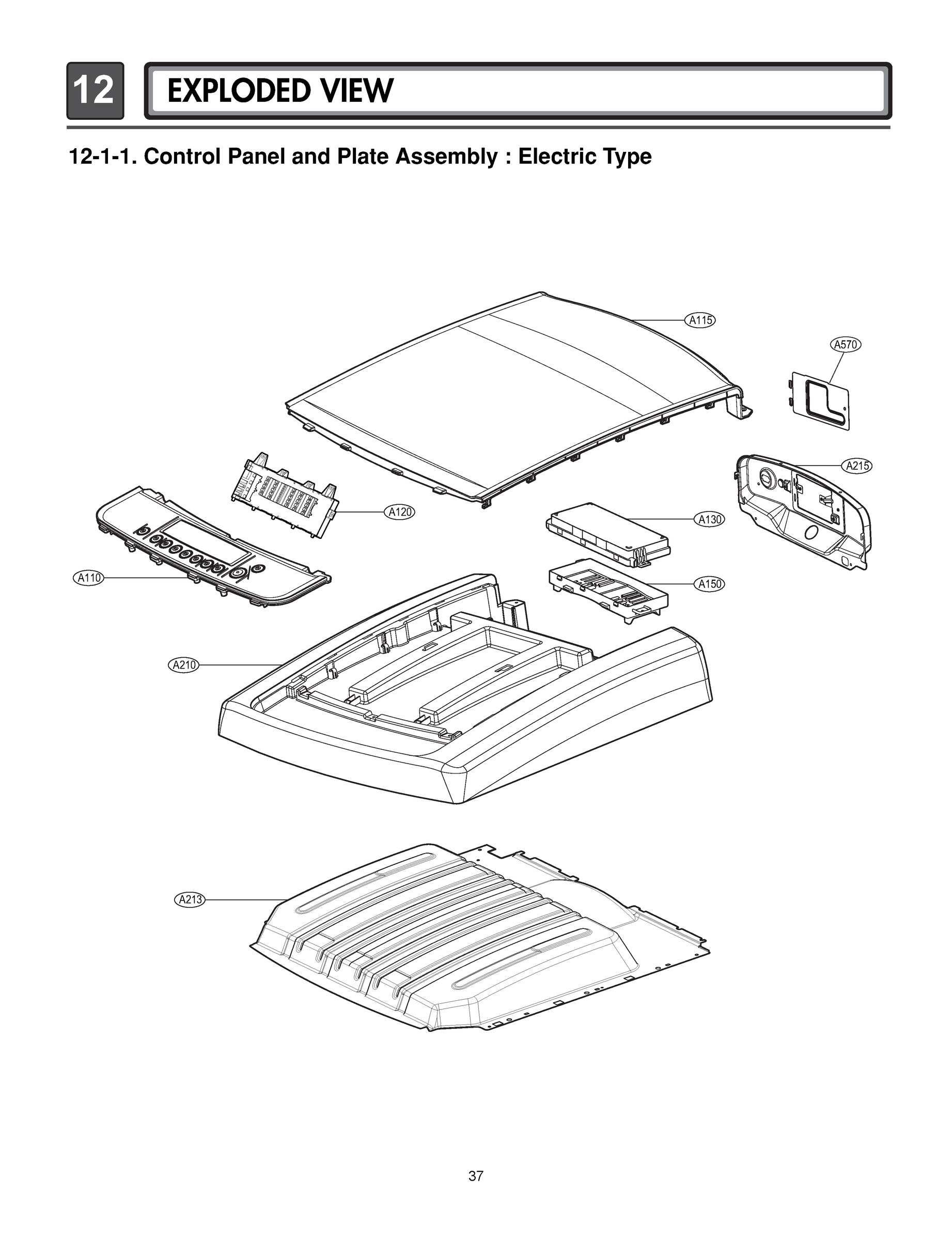 CONTROL PANEL AND PLATE ASSEMBLY