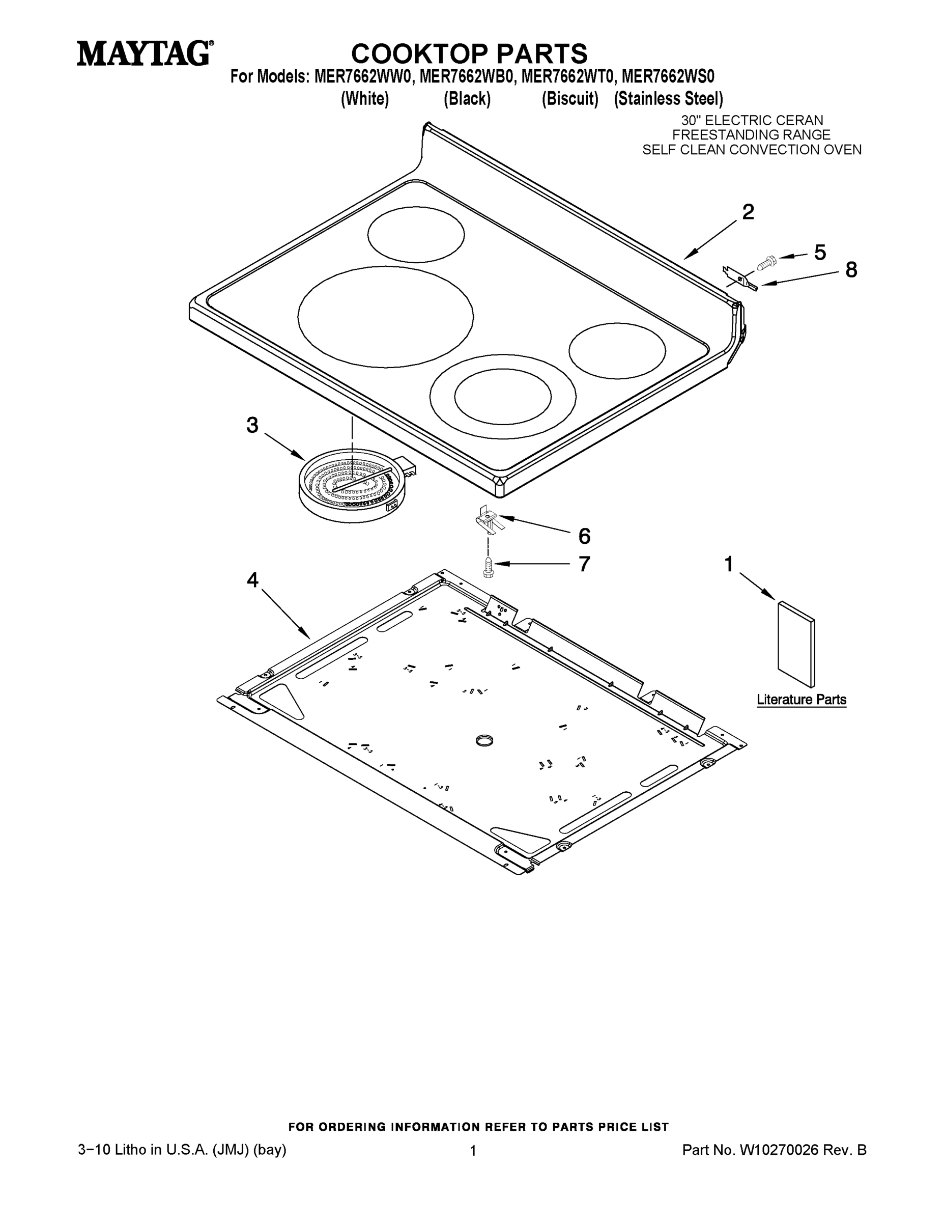 01 - COOKTOP PARTS
