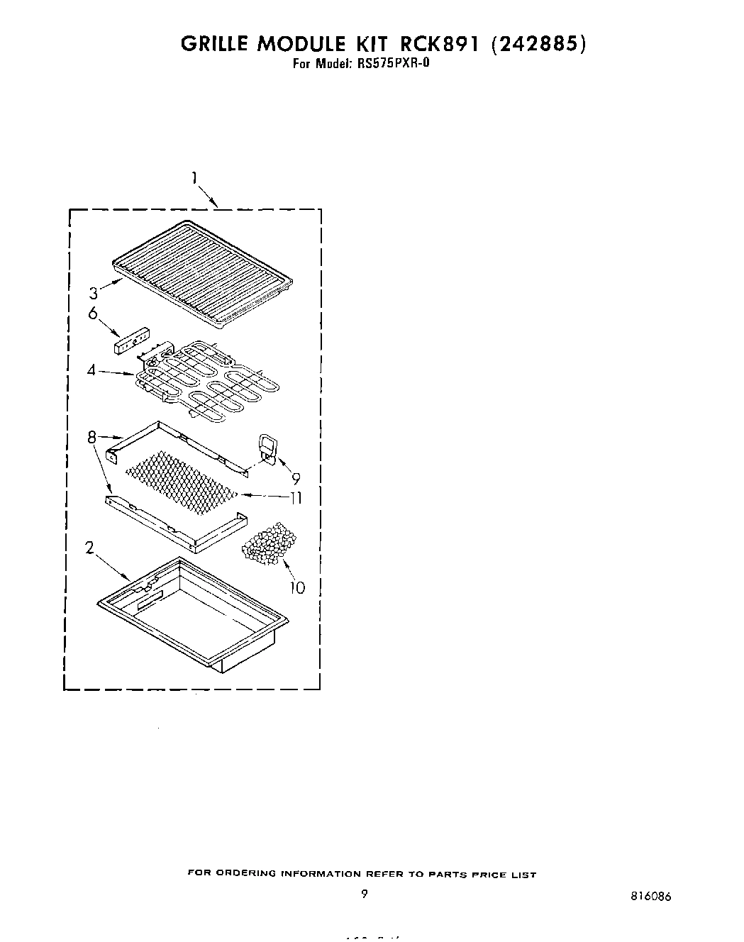 07 - GRILLE KIT RCK891 , LITERATURE