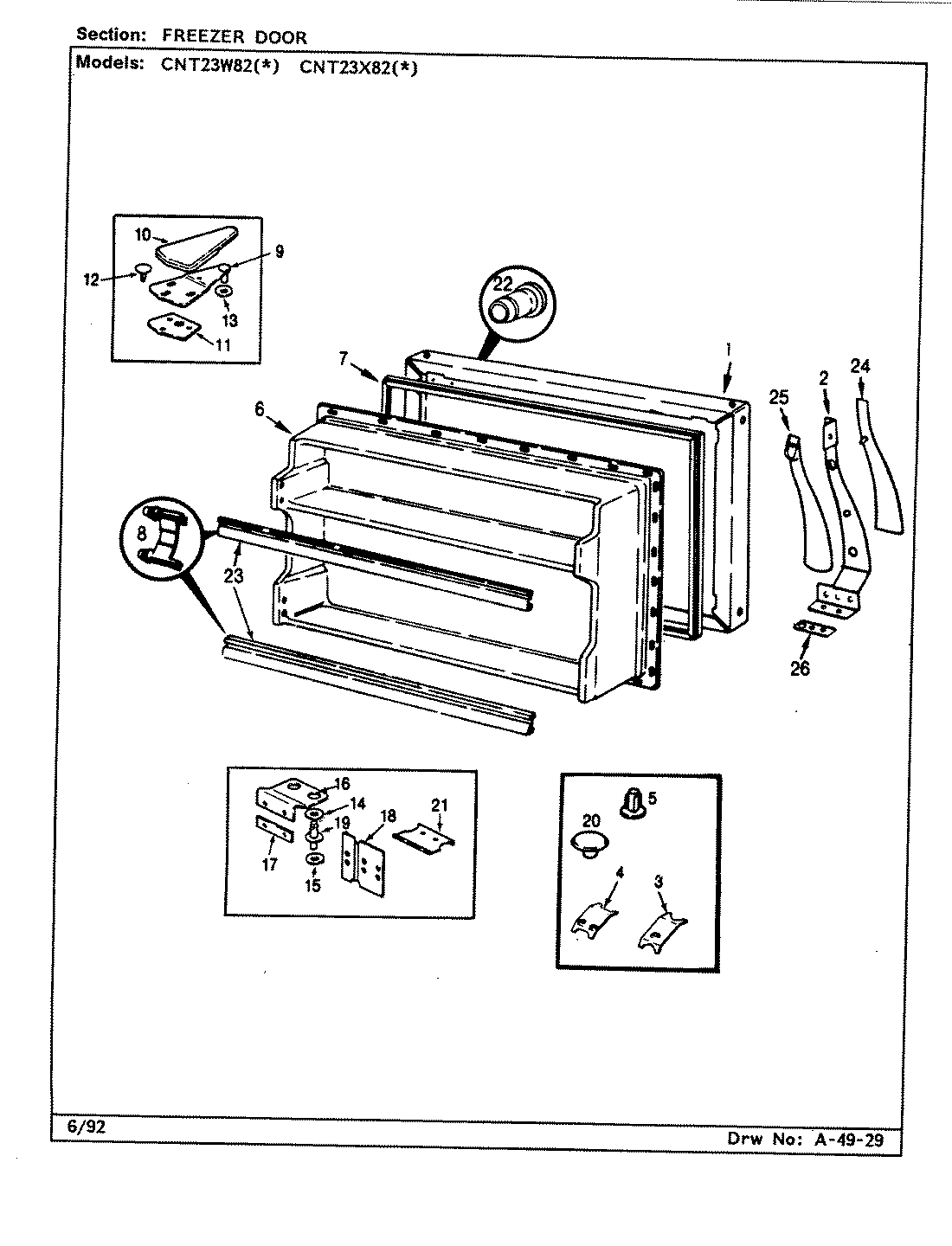 01 - FREEZER DOOR