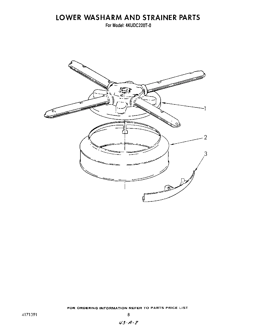 06 - LOWER WASHARM AND STRAINER