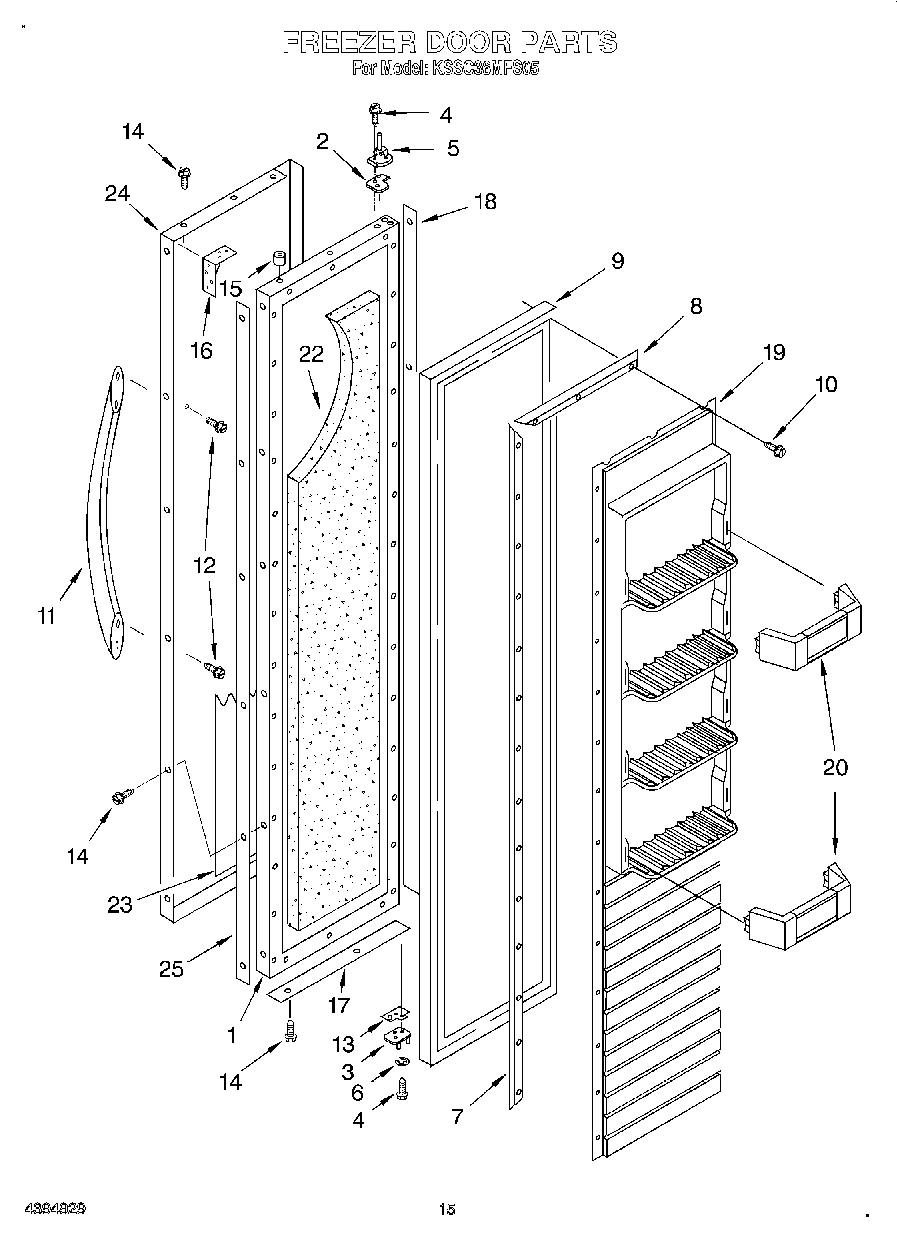 11 - FREEZER DOOR