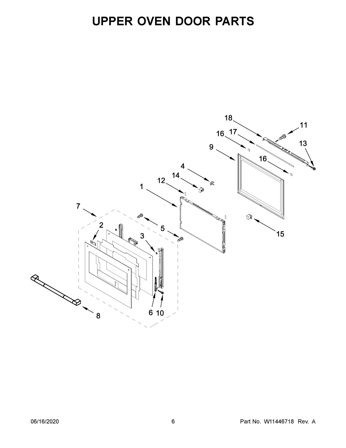 04 - UPPER OVEN DOOR PARTS