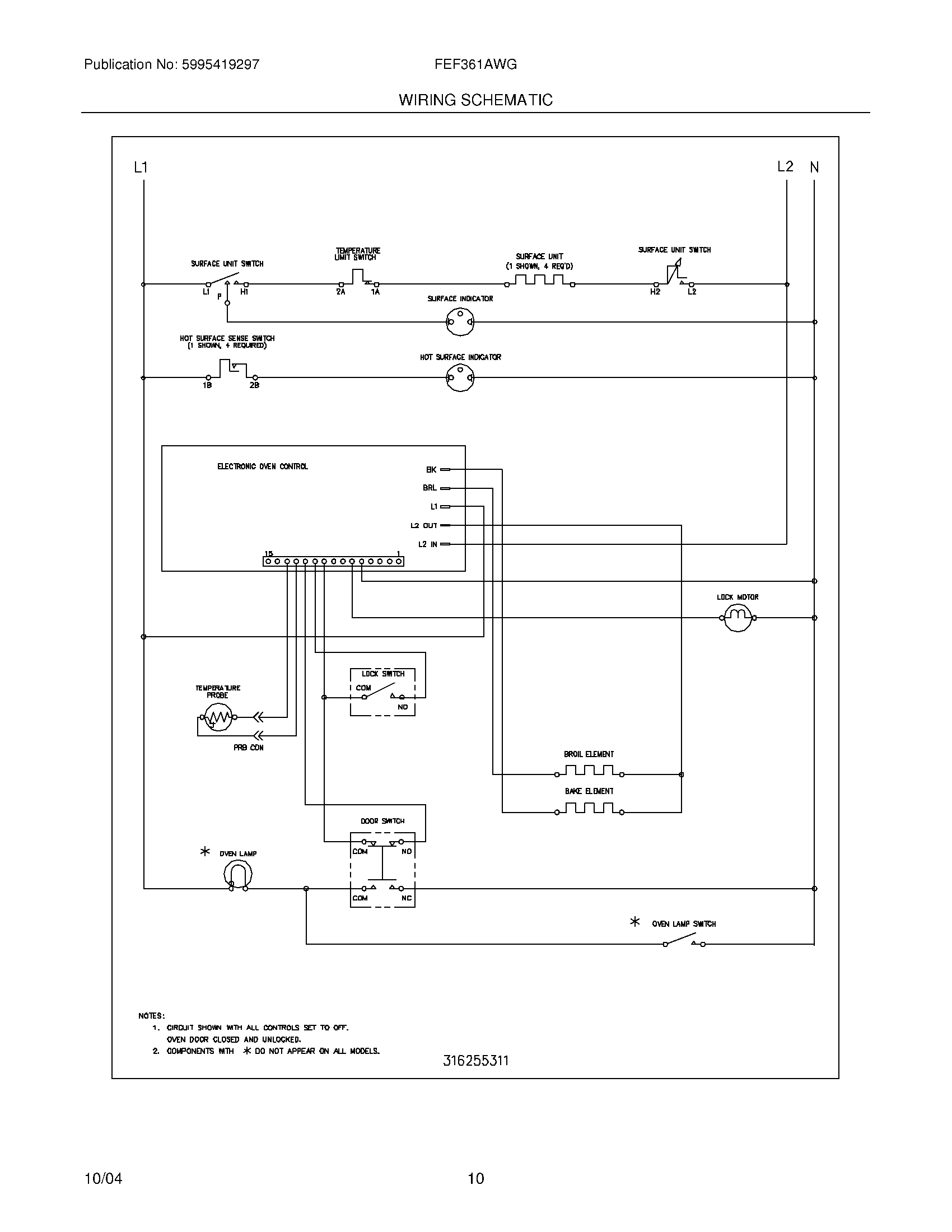 10 - WIRING SCHEMATIC