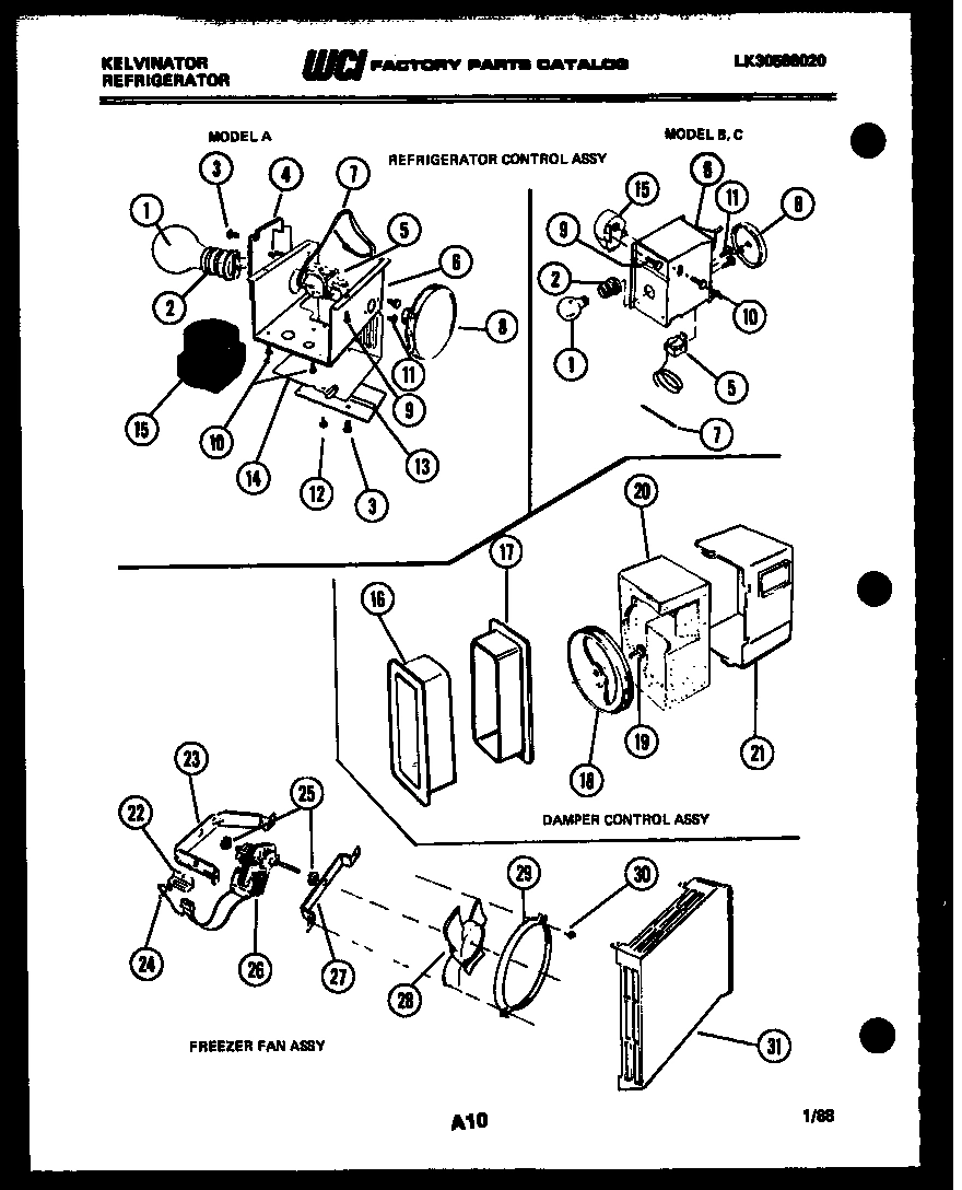 06 - REFRIGERATOR CONTROL ASSEMBLY, DAMP