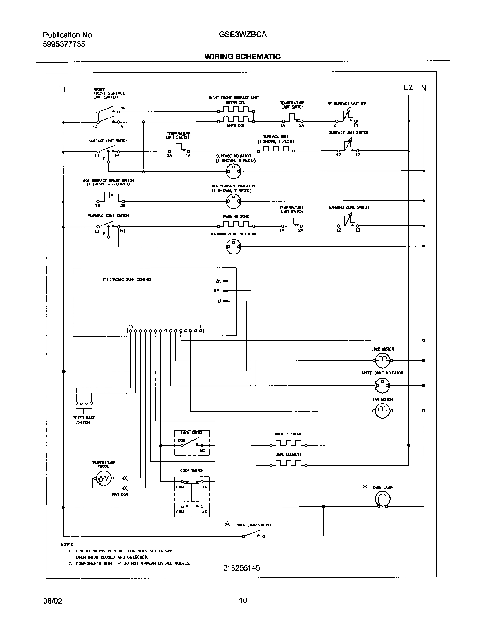 10 - WIRING SCHEMATIC