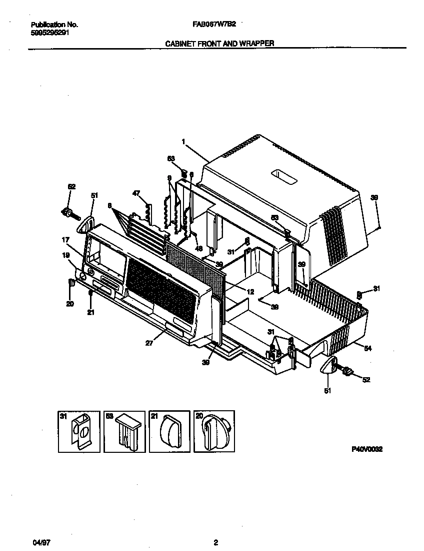02 - CABINET FRONT AND WRAPPER