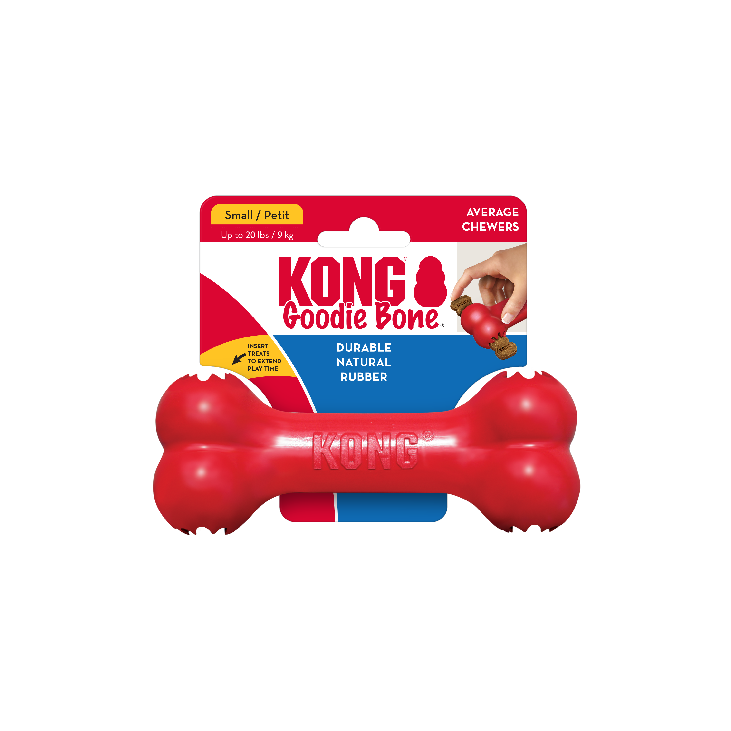 KONG Goodie Bone onpack productafbeelding