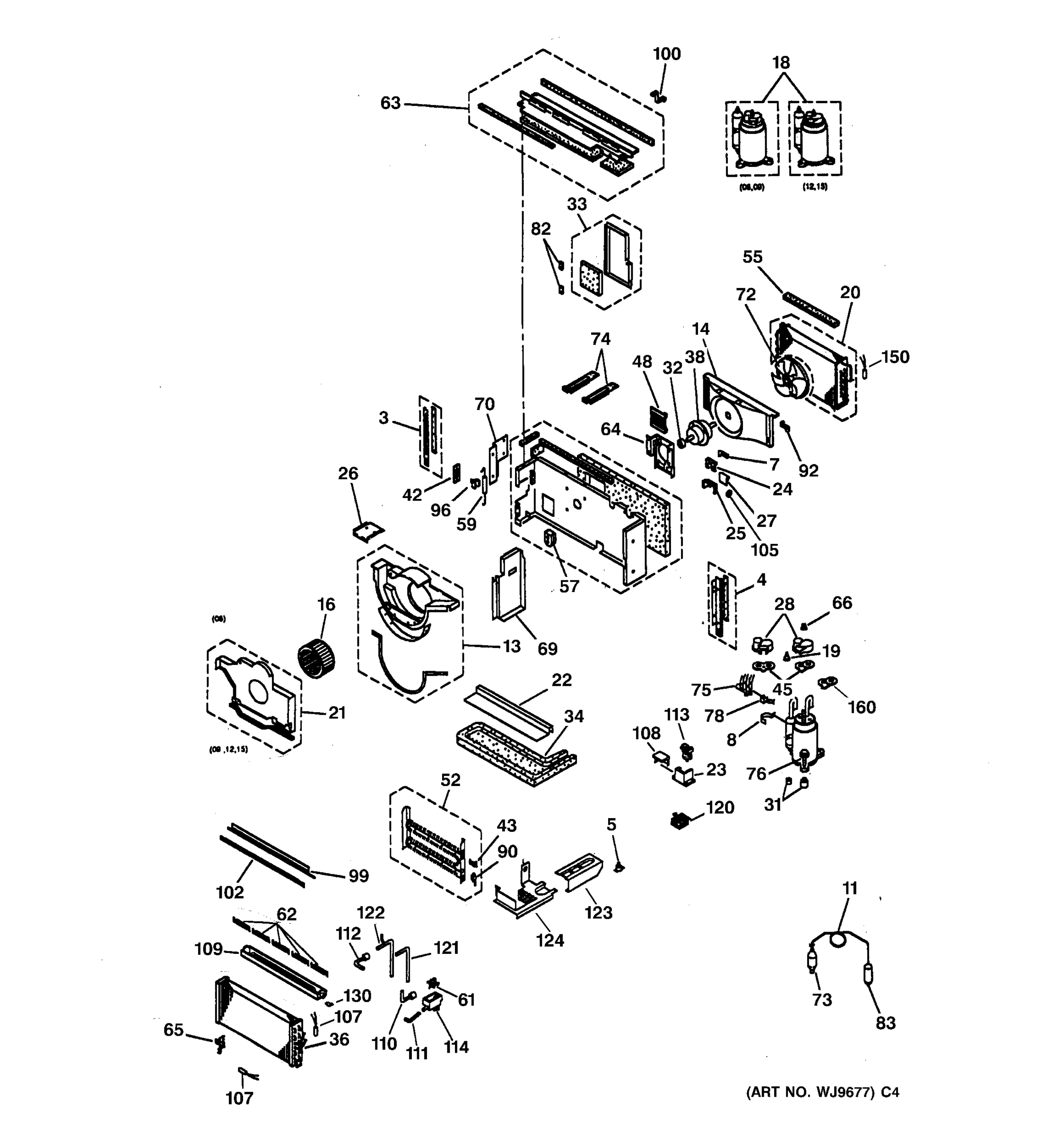 MOTOR, COMPRESSOR & SYSTEM COMPONENTS