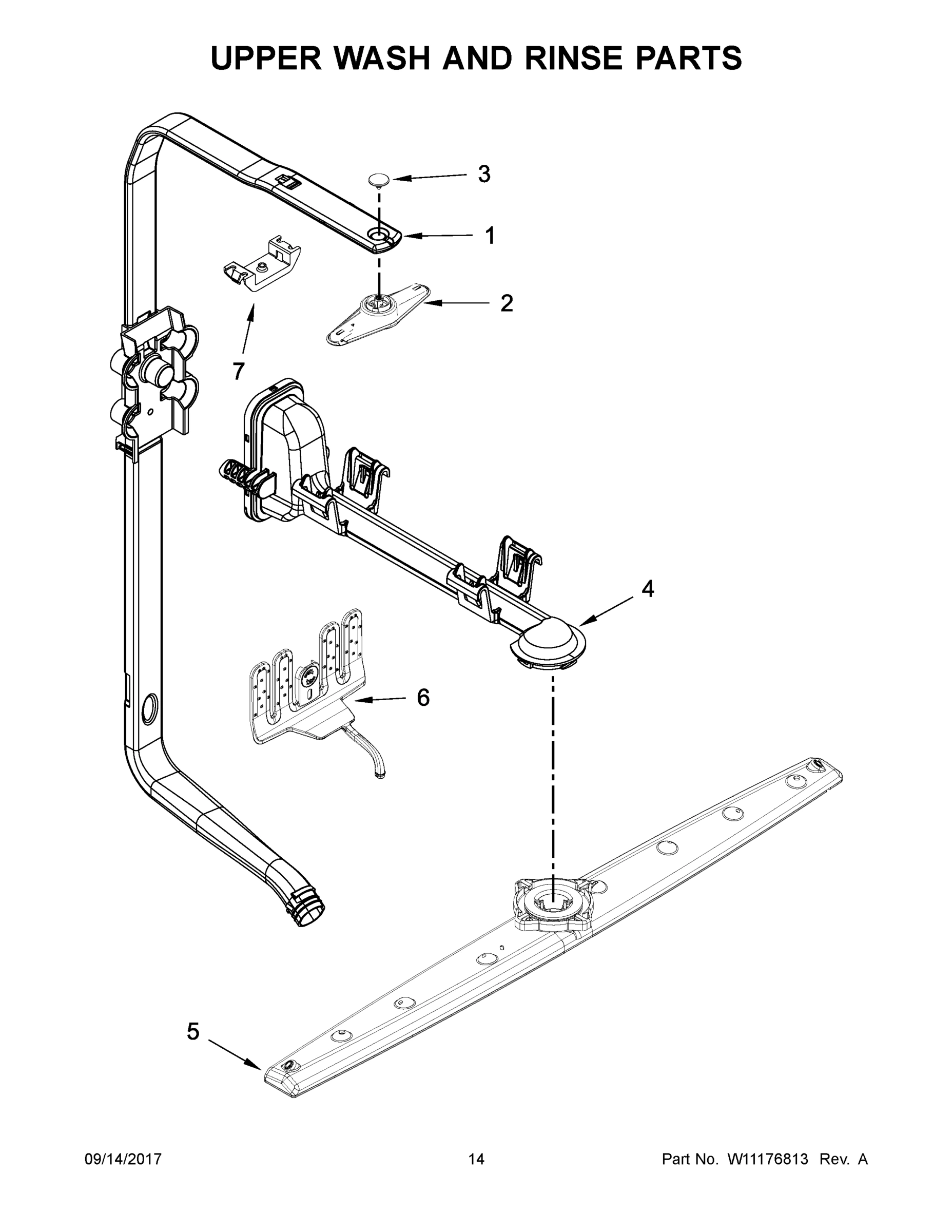 08 - UPPER WASH AND RINSE PARTS