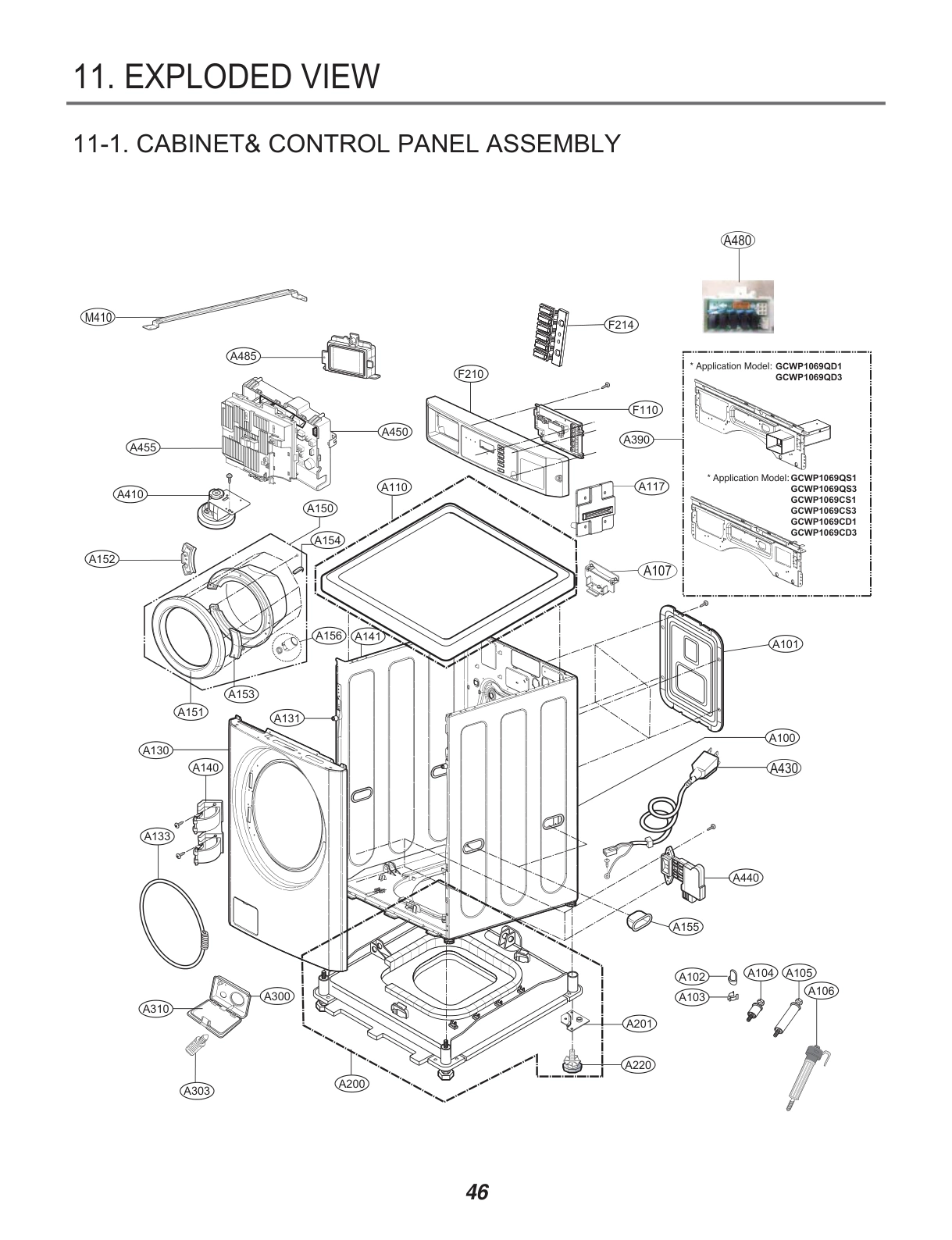 CABINET& CONTROL PANEL ASSEMBLY